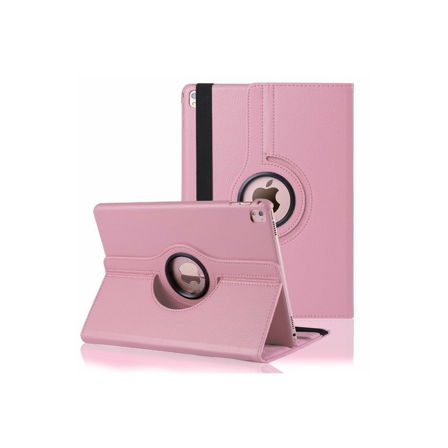 Étui de support en cuir PU rotatif à 360 Smart Cover pour iPad Pro 9.7" 2016, Rose clair