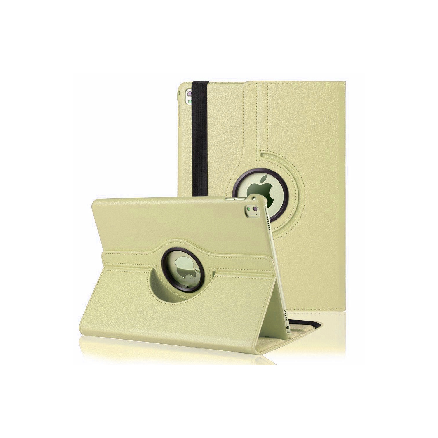 Étui de support en cuir PU rotatif à 360 Smart Cover pour iPad Pro 9.7" 2016, Or
