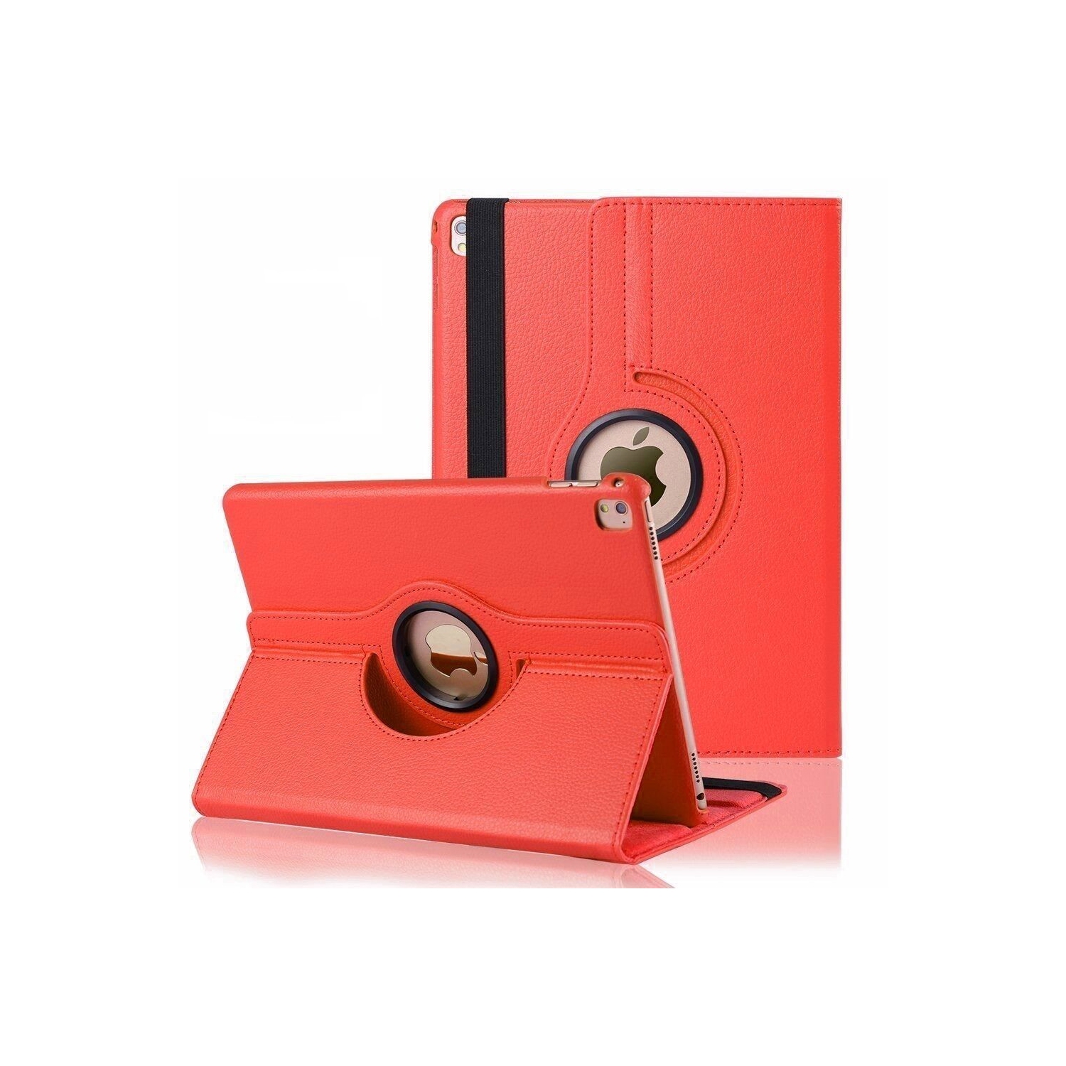 Étui de support en cuir PU rotatif à 360 Smart Cover pour iPad Pro 9.7" 2016, Rouge
