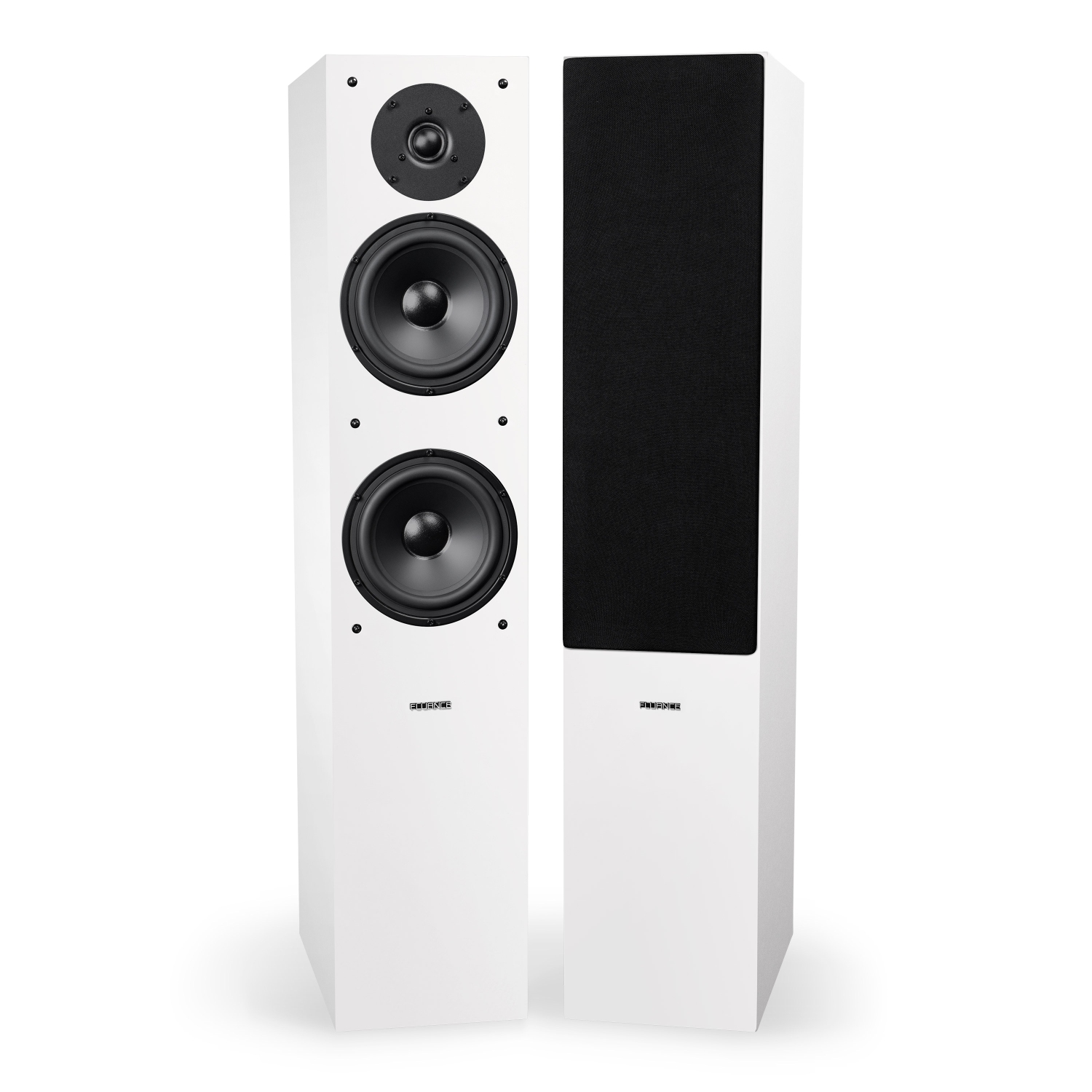 Fluance Elite High Definition Surround Sound Home Theater 5.1 Speaker System - White