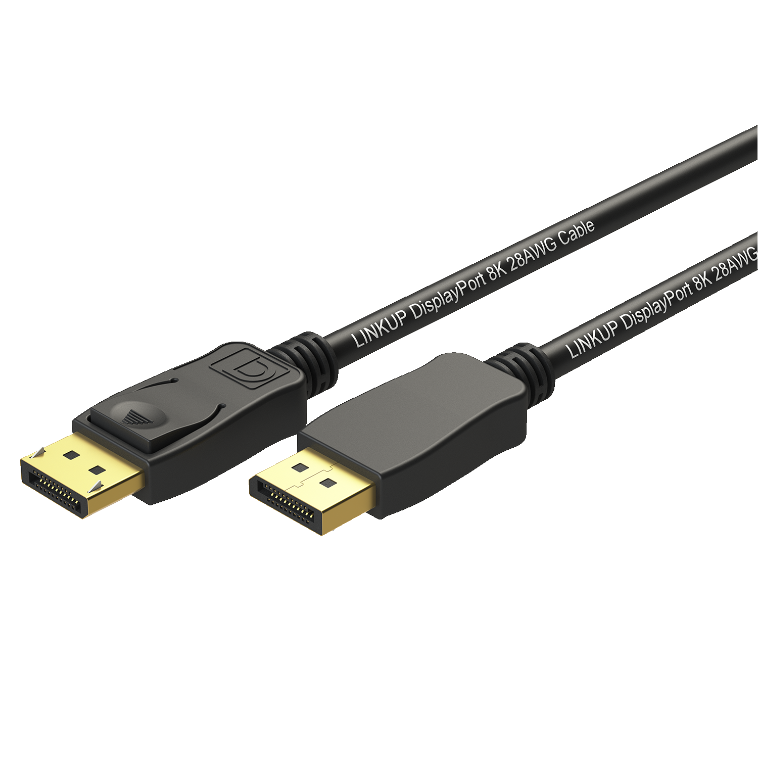 Linkup Displayport 1 4 Dp8k Cable Hbr3 Dsc 1 2 1440p 144hz Extreme High Speed Gold Plated 34awg Flexible 15 Ft Best Buy Canada