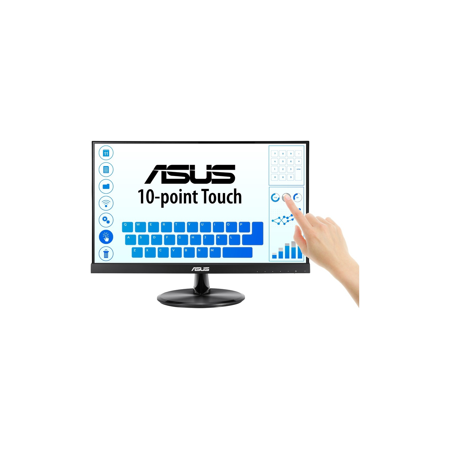 Asus VT229H 21.5" Full HD IPS Touchscreen Monitor with 10-Point Multi-Touch and Eye Care Technology