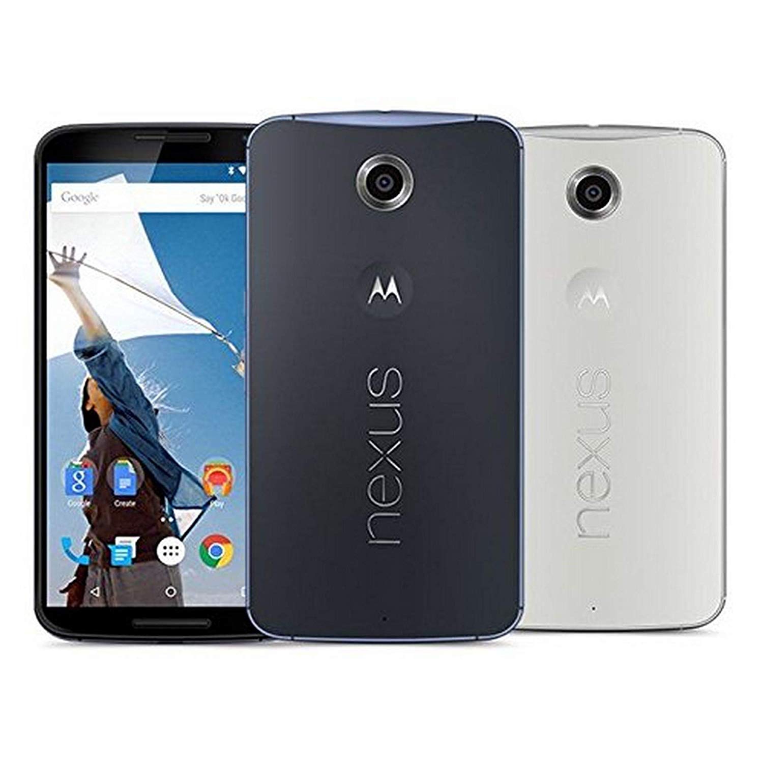 Refurbished - Motorola Nexus 6 , 32GB with Quad-Core processor Display of 5.96" size -Black