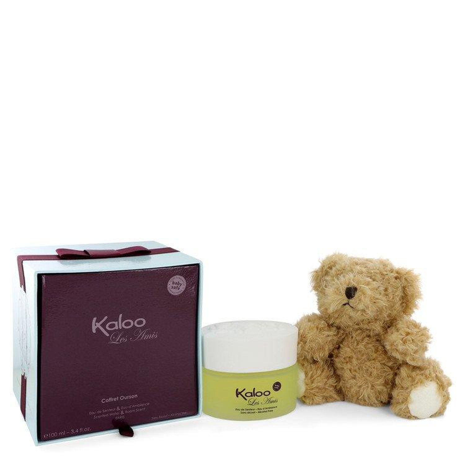 Kaloo Les Amis by Kaloo Eau De Senteur Spray / Room Fragrance Spray (Alcohol Free) + Free Fluffy Bear 3.4 oz