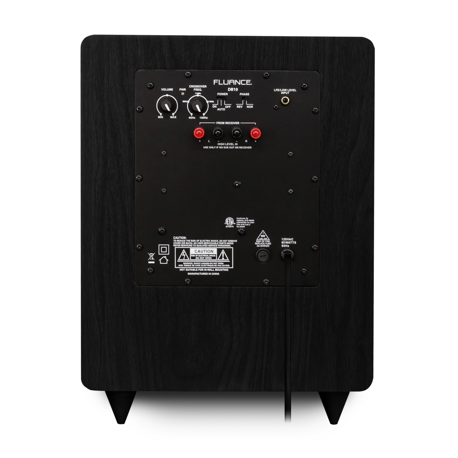 Système de cinéma maison compact à son ambiophonique haute définition 5,1 Elite de Fluance - Blanc