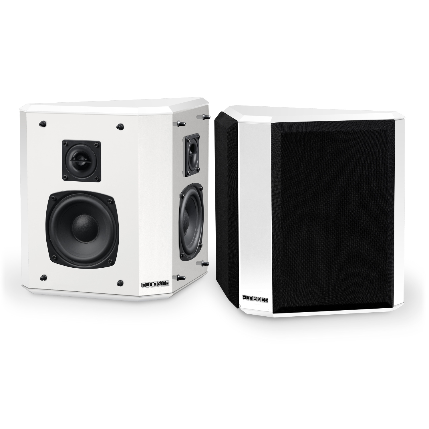 Fluance Elite High Definition 2-Way Bipolar Surround Speakers for Wide  Dispersion Surround Sound