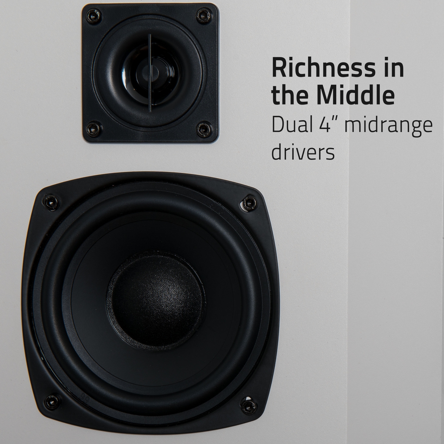 Fluance Elite High Definition 2-Way Bipolar Surround Speakers for Wide Dispersion Surround Sound
