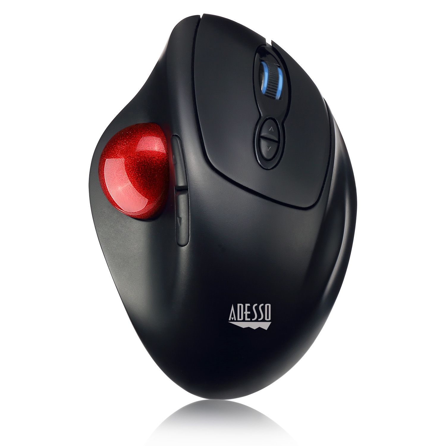 Adesso Wireless Ergonomic Trackball Mouse -