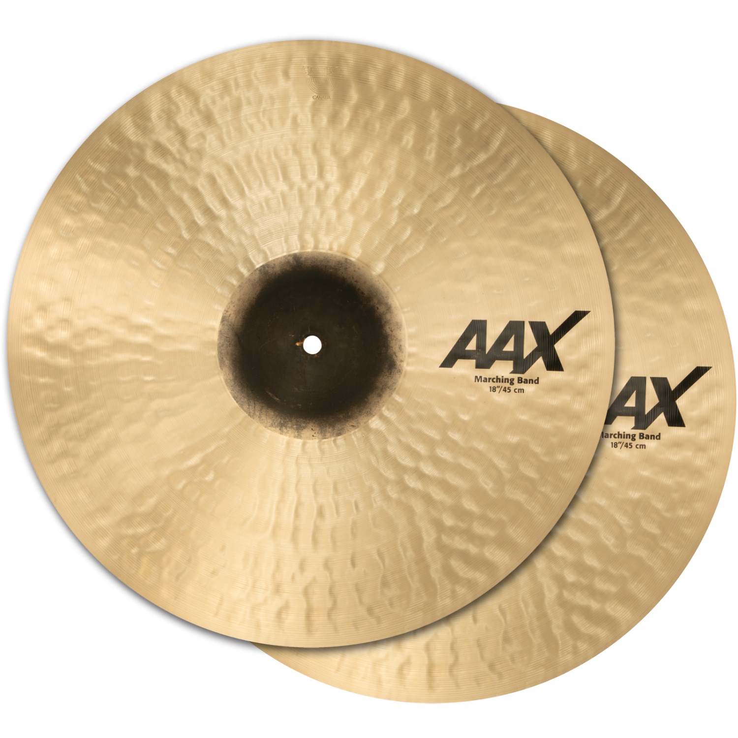 Cymbales AAX Marching Band de Sabian - 18 paire naturelle