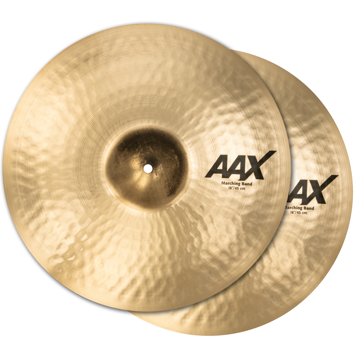 Cymbales AAX Marching Band de Sabian - 18 paire brillante