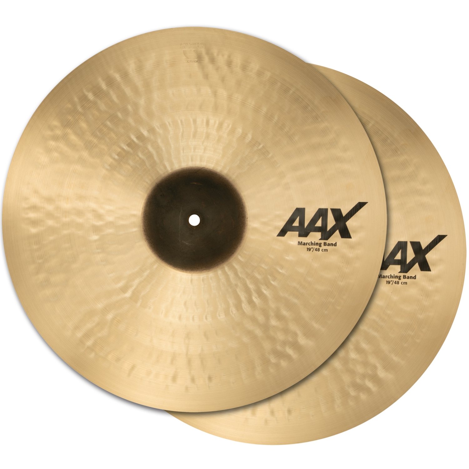 Cymbales AAX Marching Band de Sabian - 19 paire naturelle