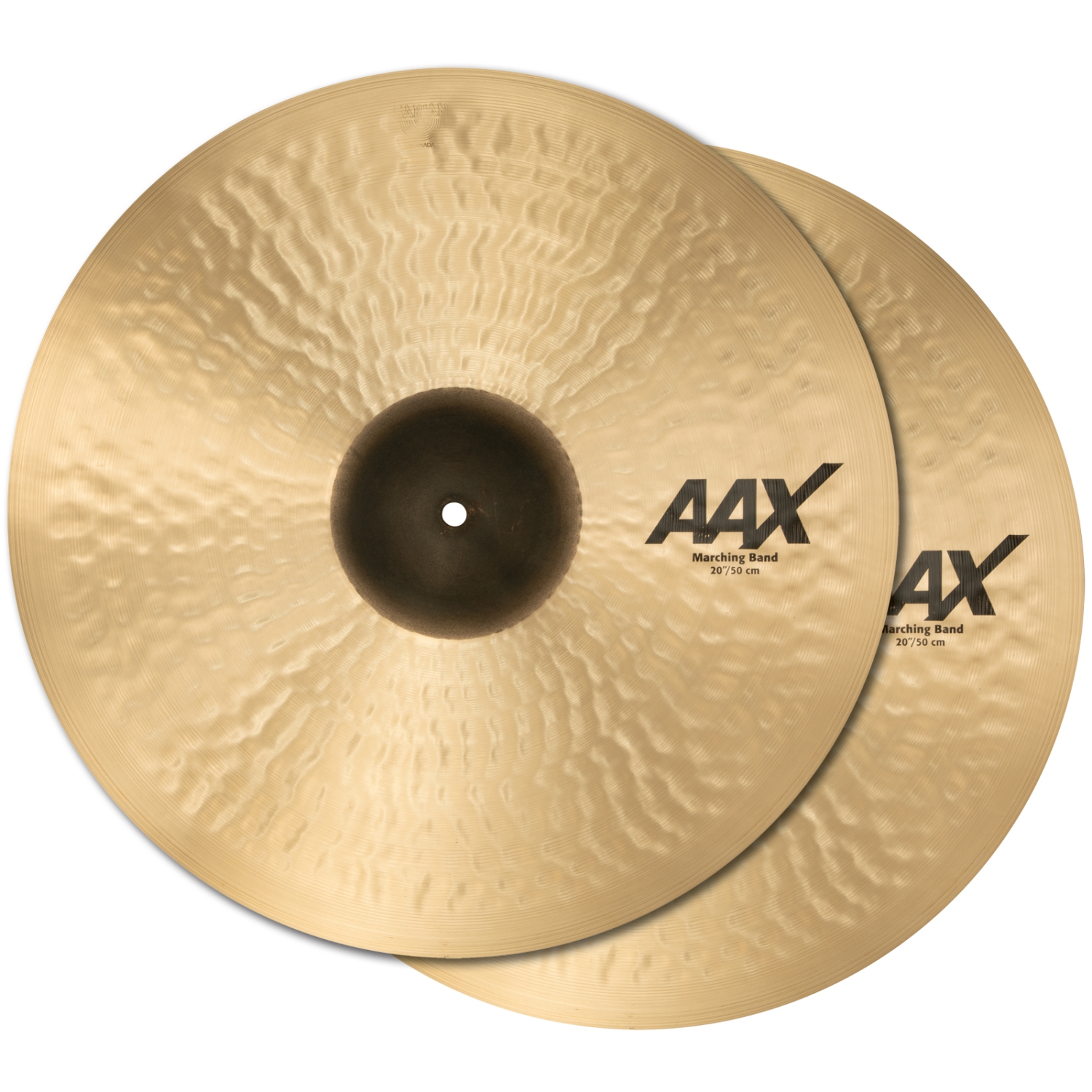 Cymbales AAX Marching Band de Sabian - 20 paire naturelle