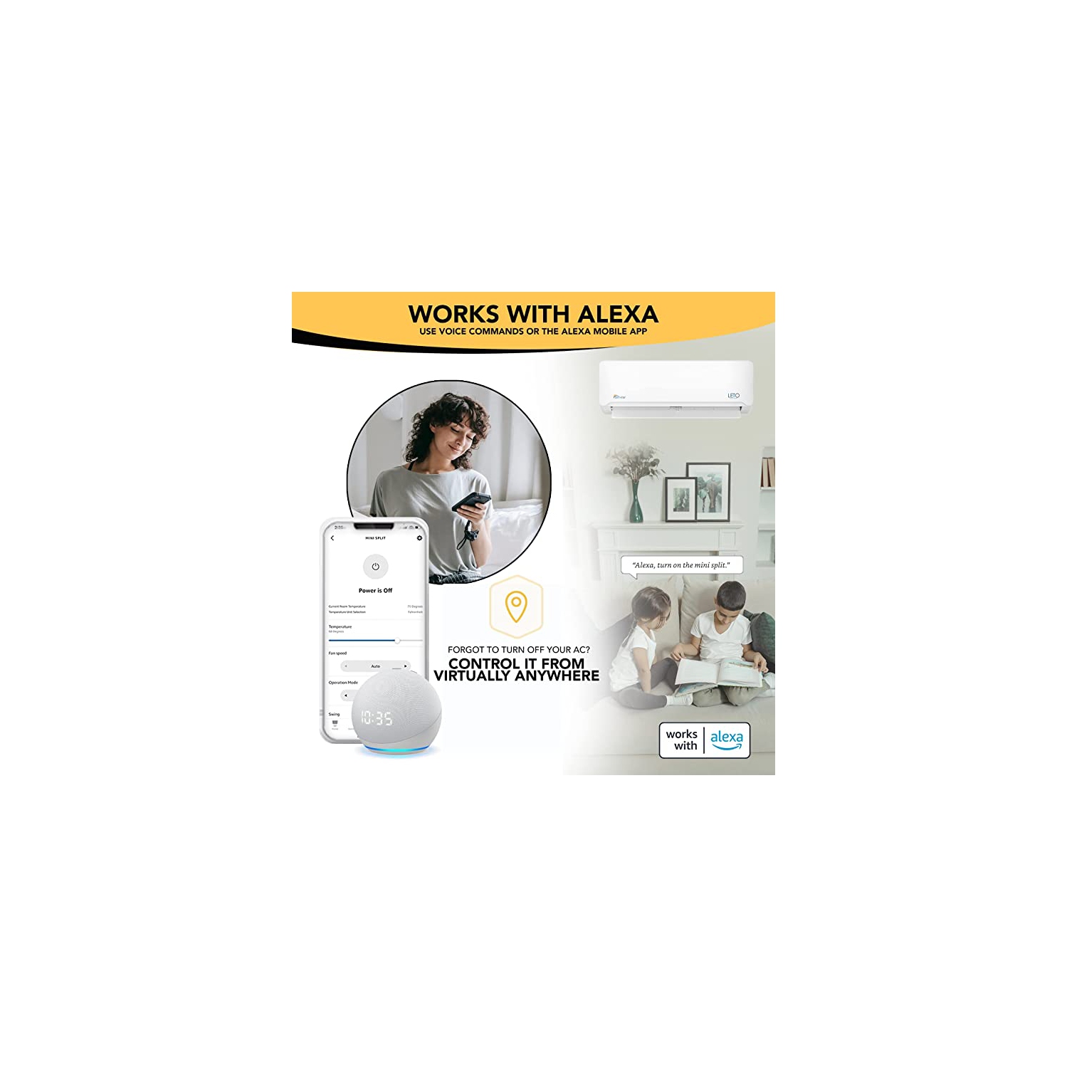 Senville 24000 BTU Climatiseur Mini Split Thermopompe SENL-24CD