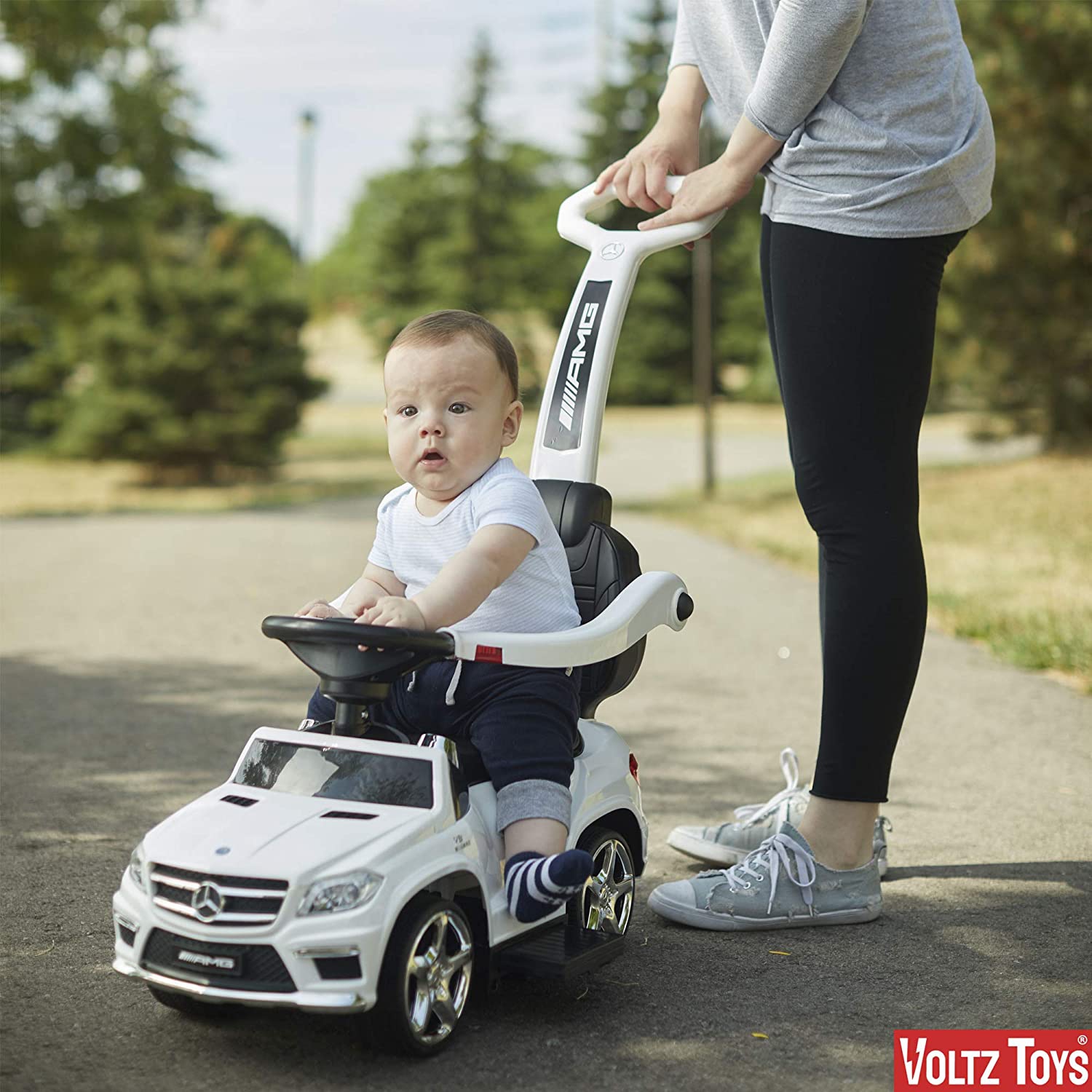 Push Car for Kids, Mercedes-Benz AMG GL63 4-in-1 Baby Walker