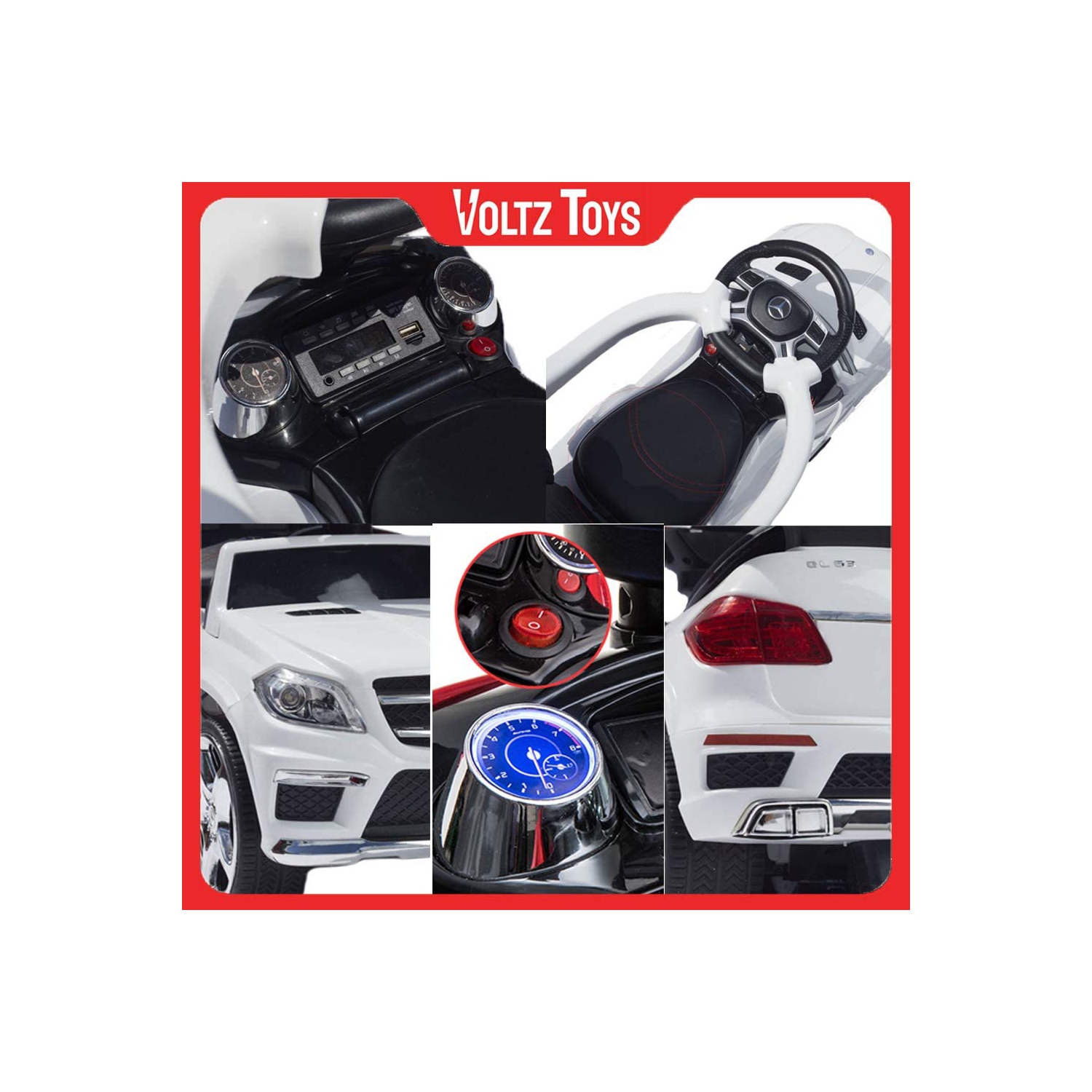 Push Car for Kids, Mercedes-Benz AMG GL63 4-in-1 Baby Walker