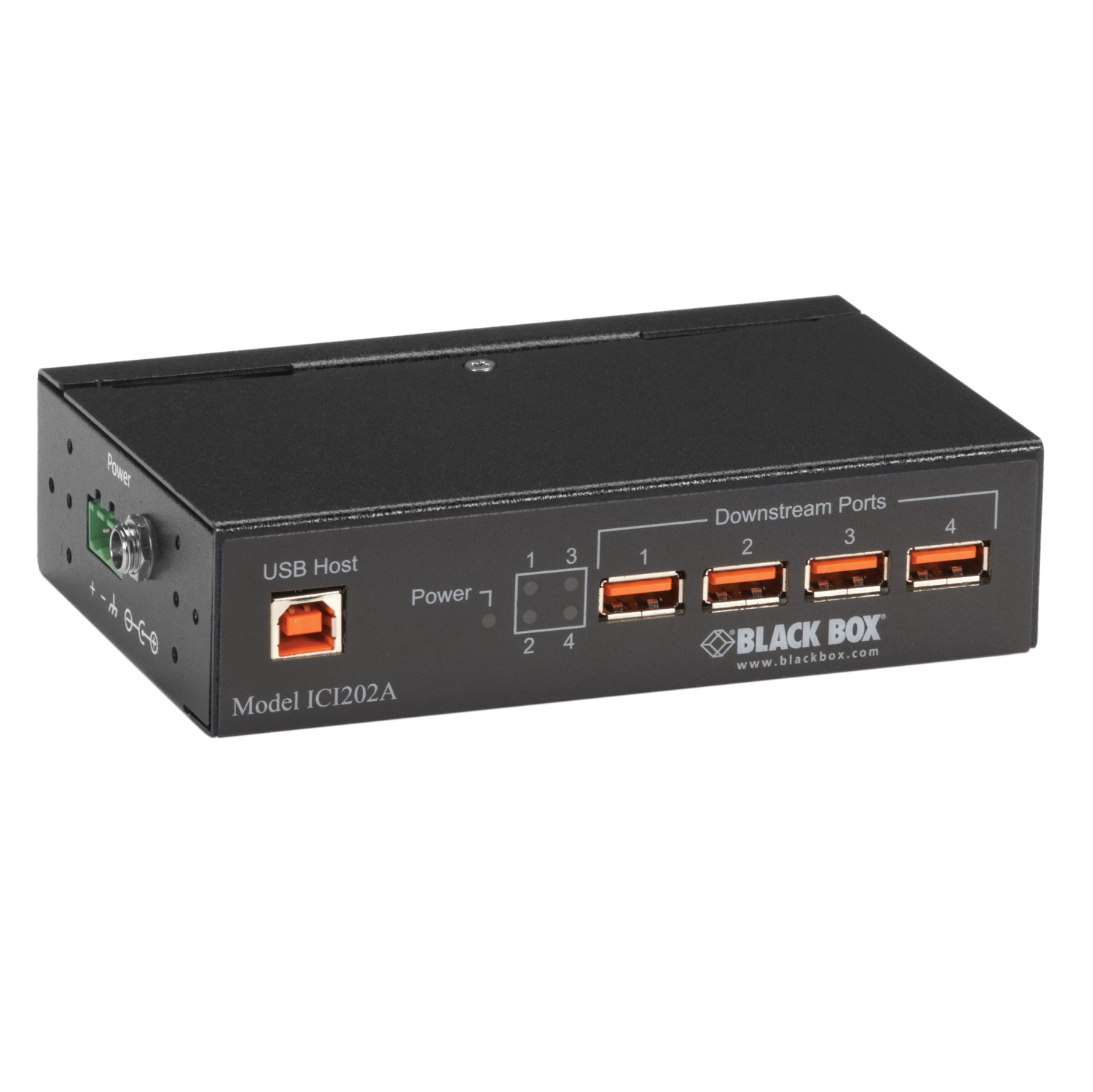 Black Box Network SRV 4-Port USB Hub with Isolation