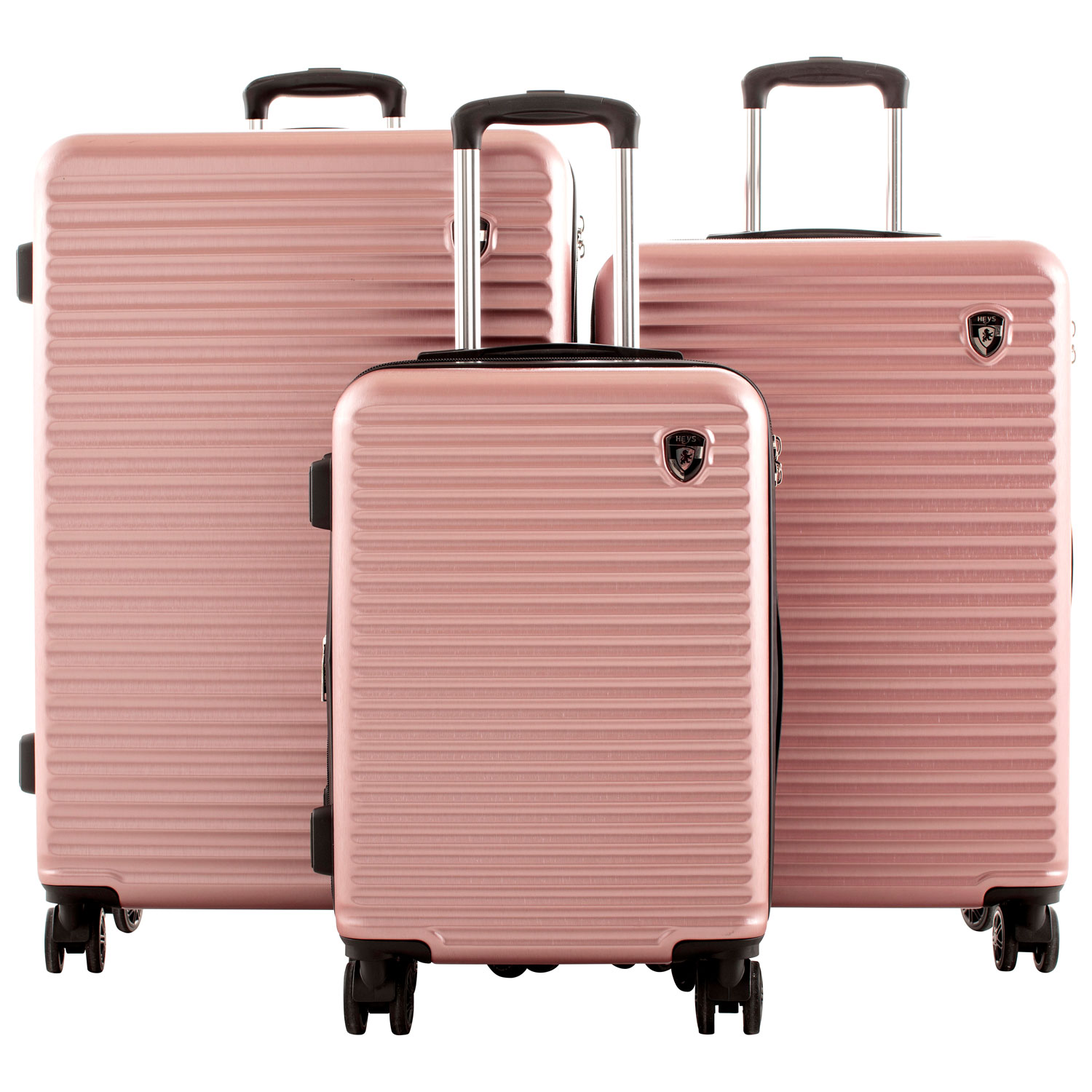 heys pink luggage