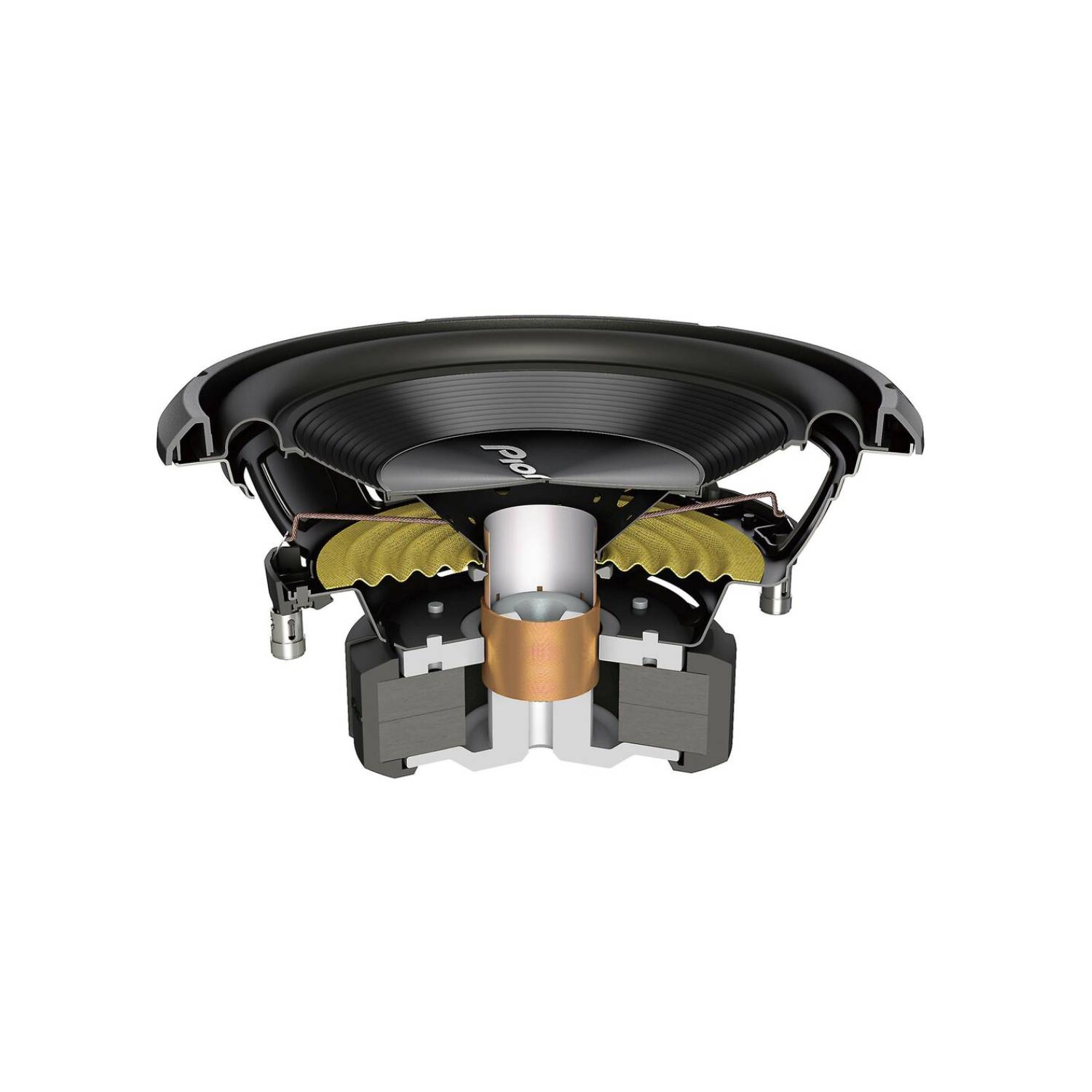 Pioneer TS-A100D4 10″ Dual 4 ohms Voice Coil Subwoofer