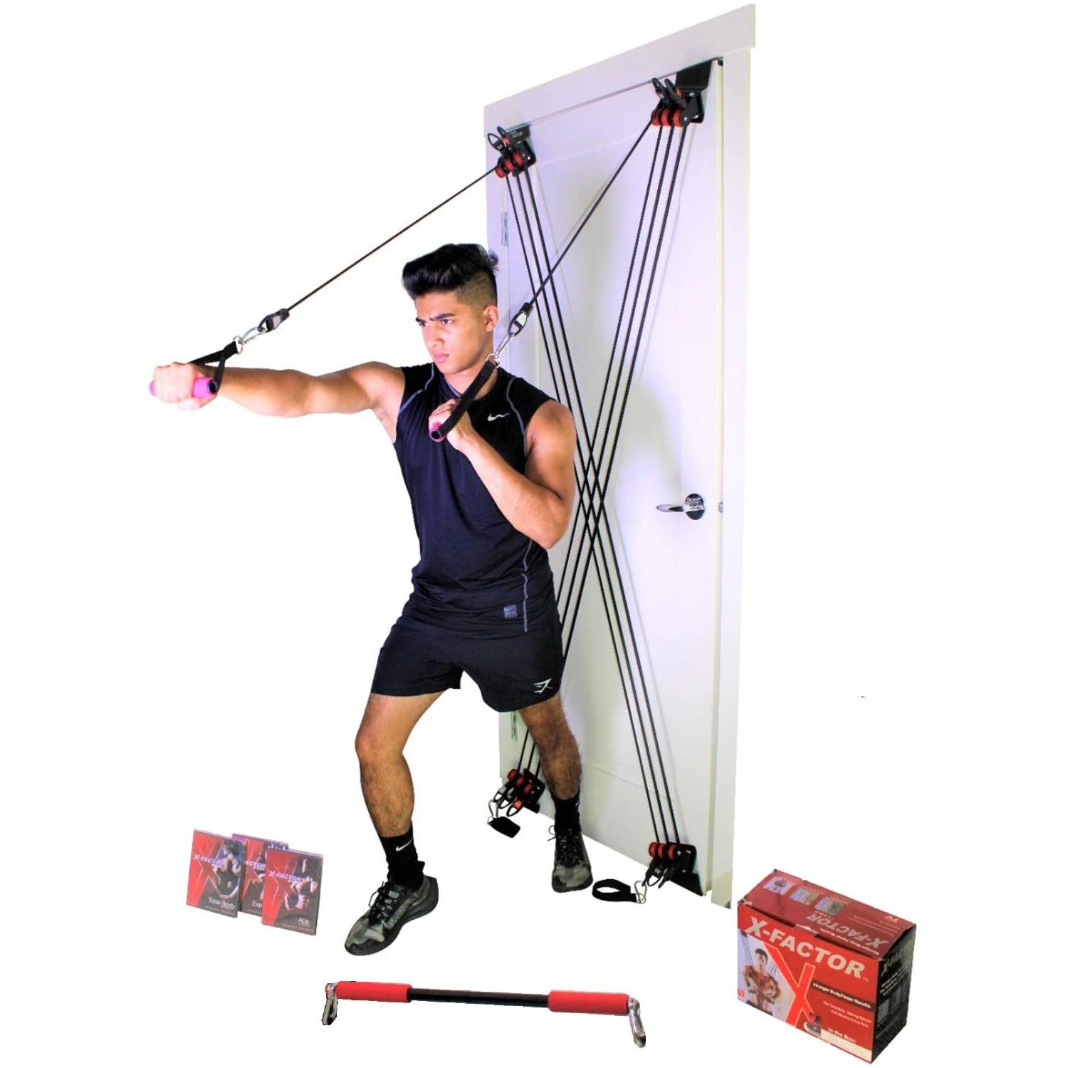 X-Factor Door Gym Full Resistance Exercise Home Gym Muscle Workout