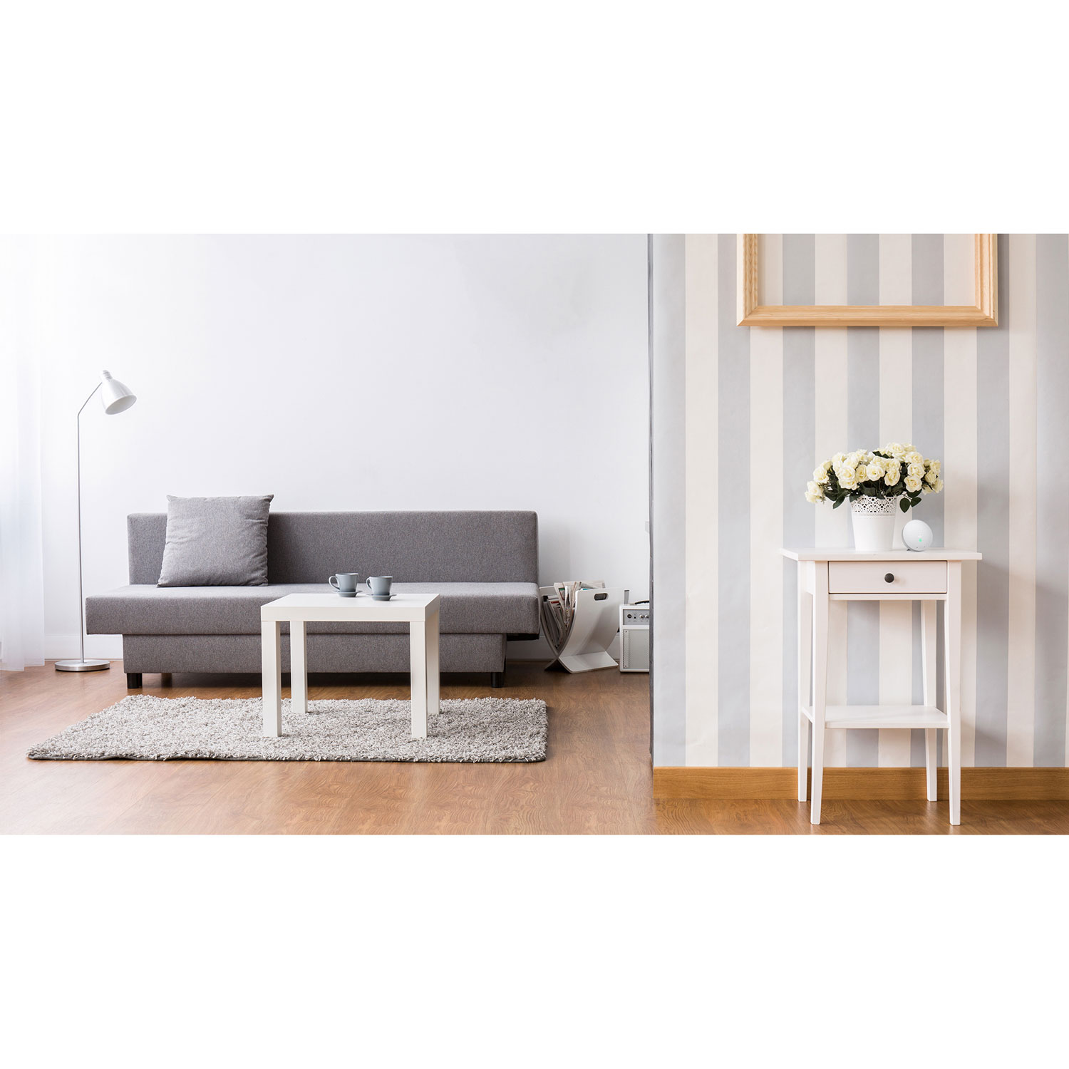 Moniteur de qualité de l'air intérieur Wave Mini d'Airthings avec indicateur de risque de moisissure