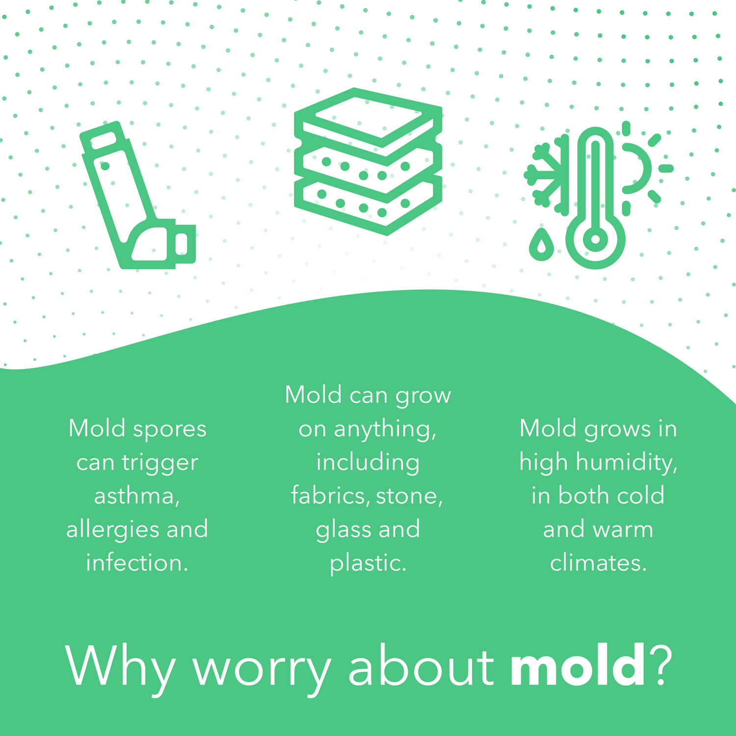 Moniteur de qualité de l'air intérieur Wave Mini d'Airthings avec indicateur de risque de moisissure