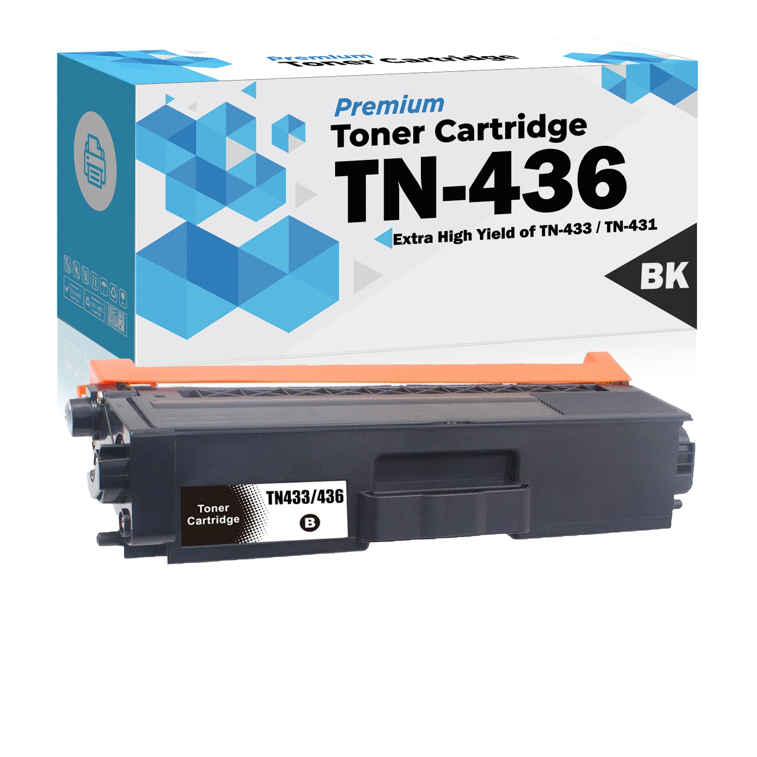 Ultra Toner™ New Superior Brother TN436 Black Compatible Toner Cartridge-Brother Printer