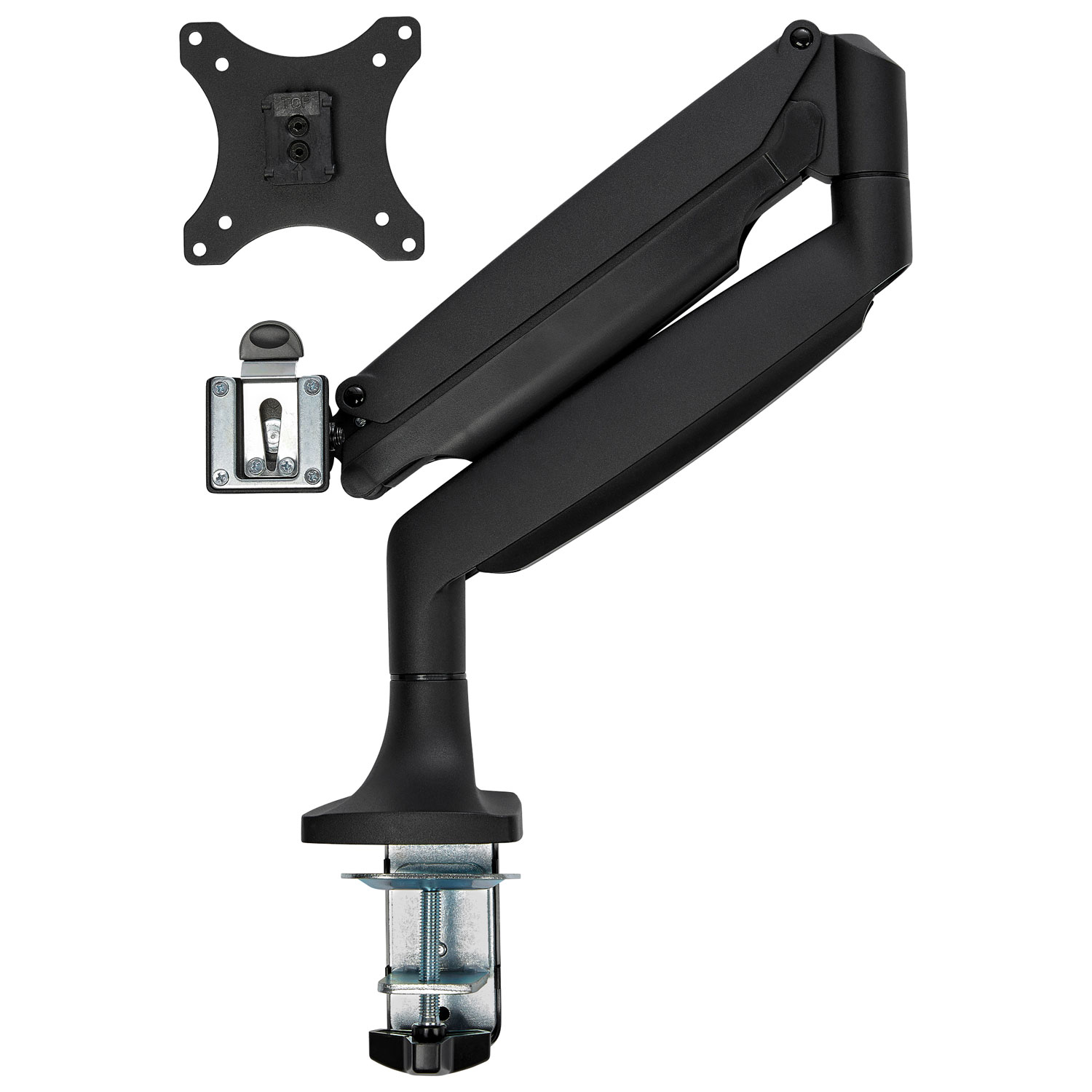 StarTech 32" Ergonomic Full Motion Monitor Desk Mount - Black