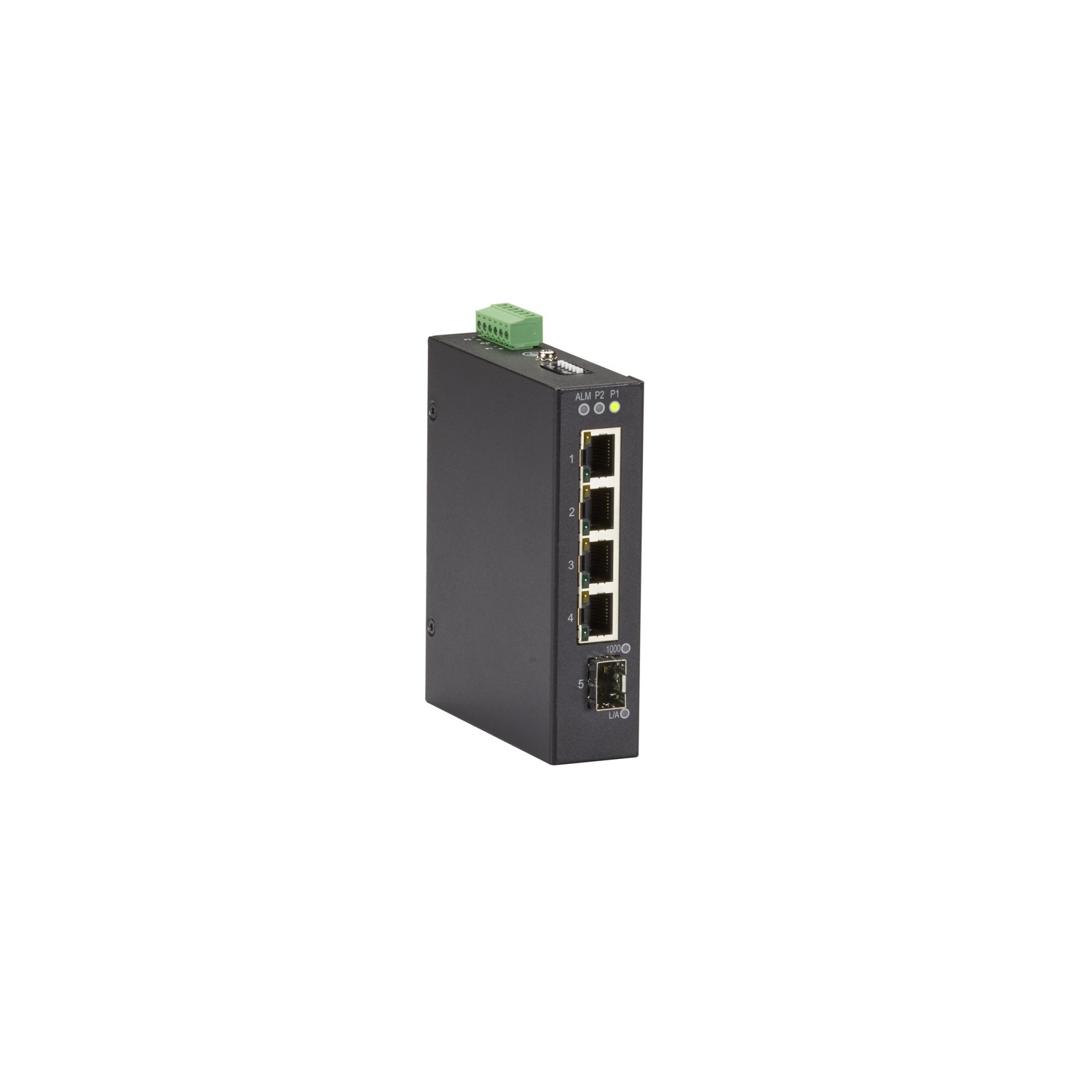 Black Box Industrial Gigabit Ethernet Switch - Extreme Temperature, 5-Port LIG401A