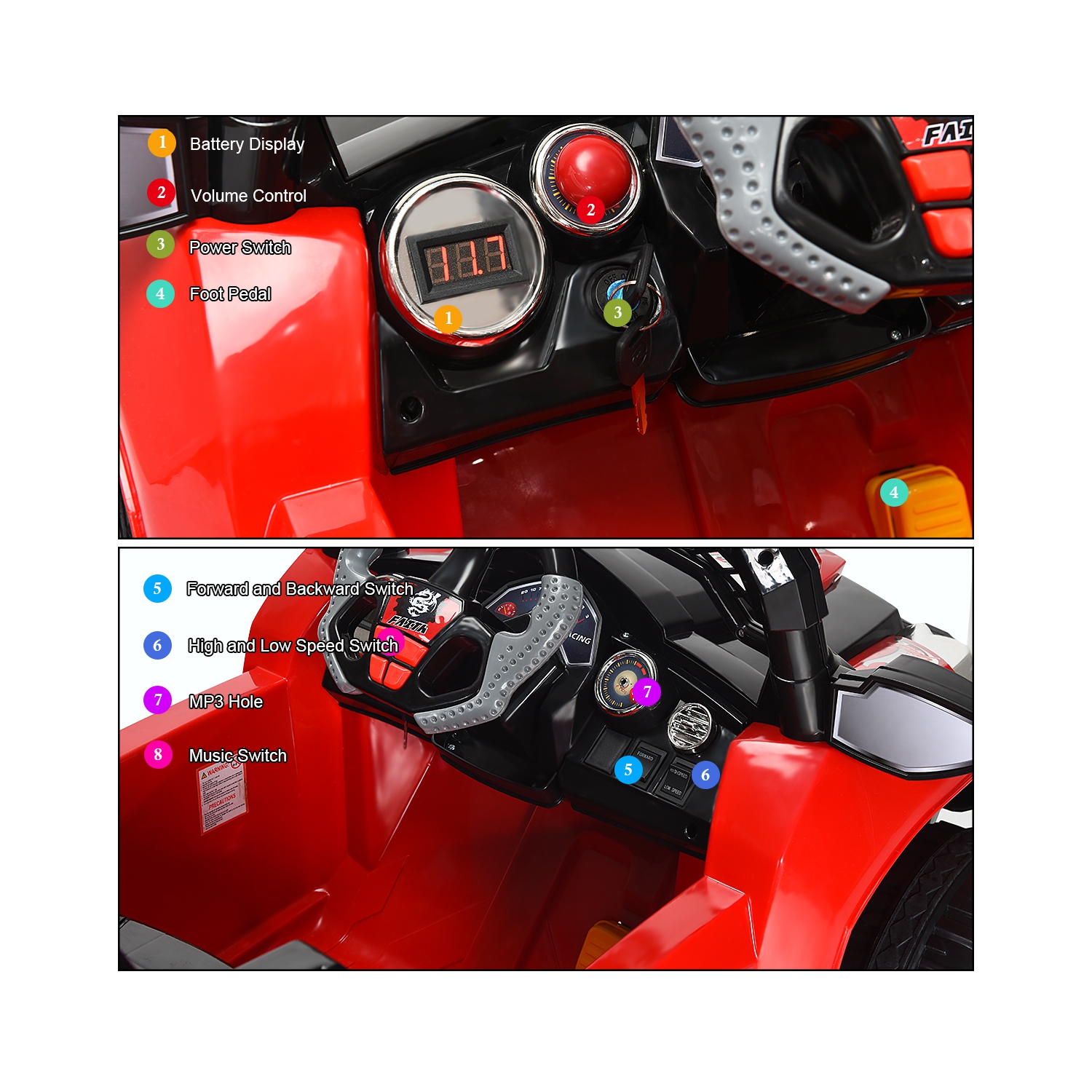 Voiture électrique pour enfants 12V – SUV