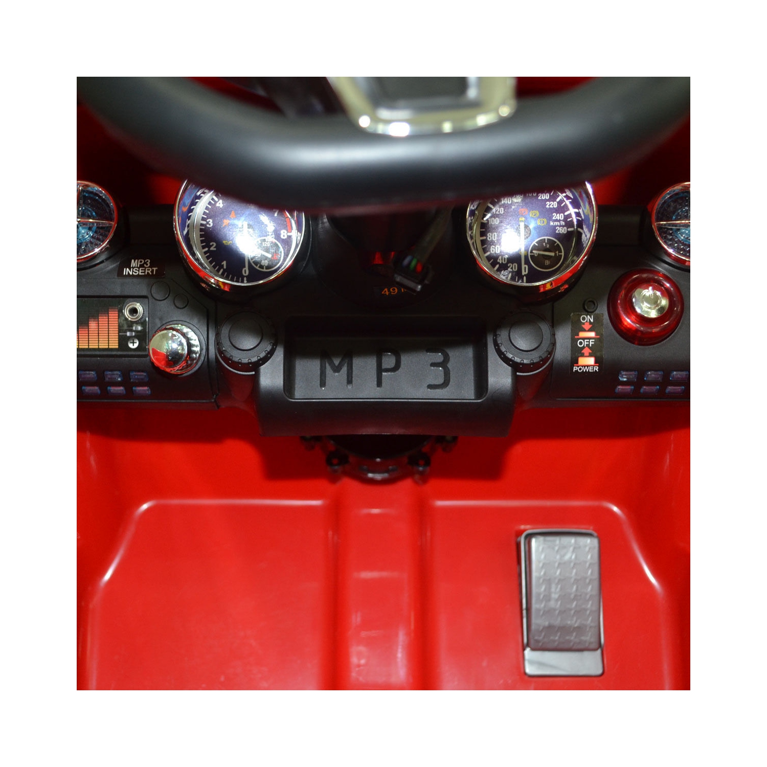 Costway RED MERCEDES BENZ SLS R/C MP3 KIDS RIDE ON CAR ELECTRIC BATTERY TOY