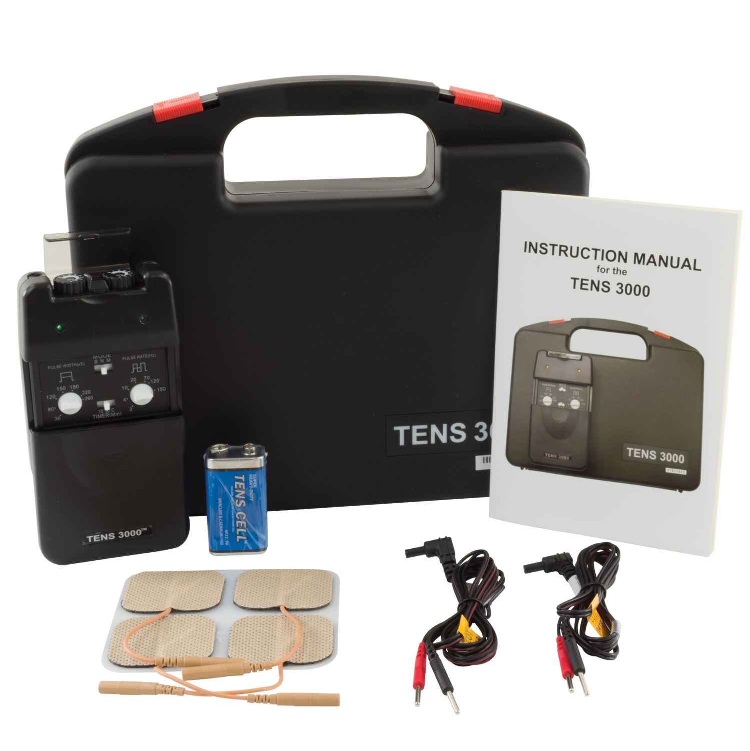 APPAREIL analogique TENS 3000, trois modes