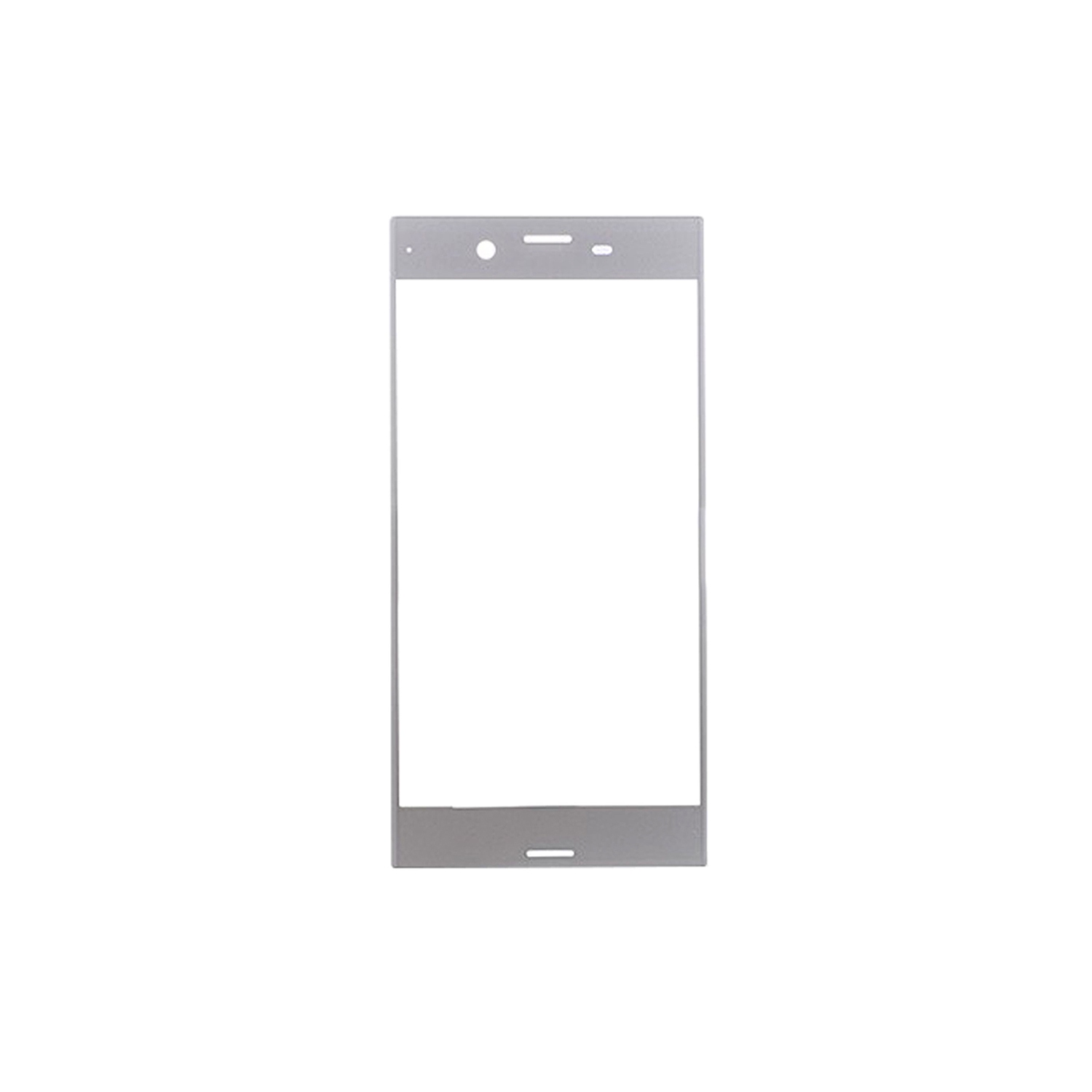 Replacement Front Top Glass Compatible With Sony Xperia XZ - Silver