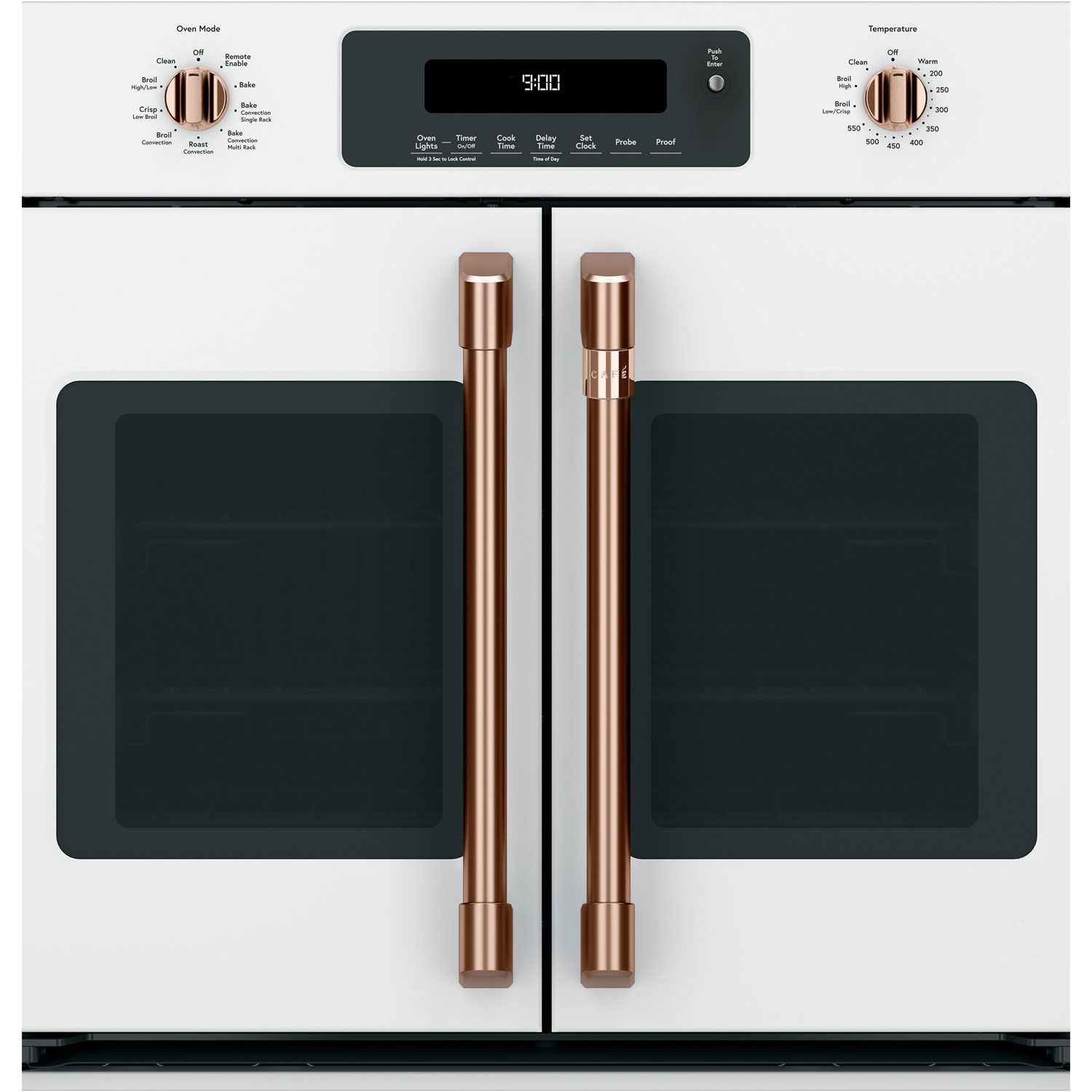 Café Wall Oven Handle Kit - Brushed Copper