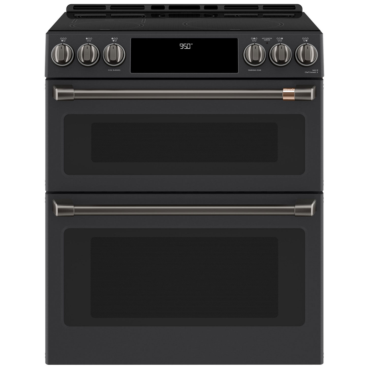 Ensemble de poignées de cuisinière à induction Café - Noir brossé