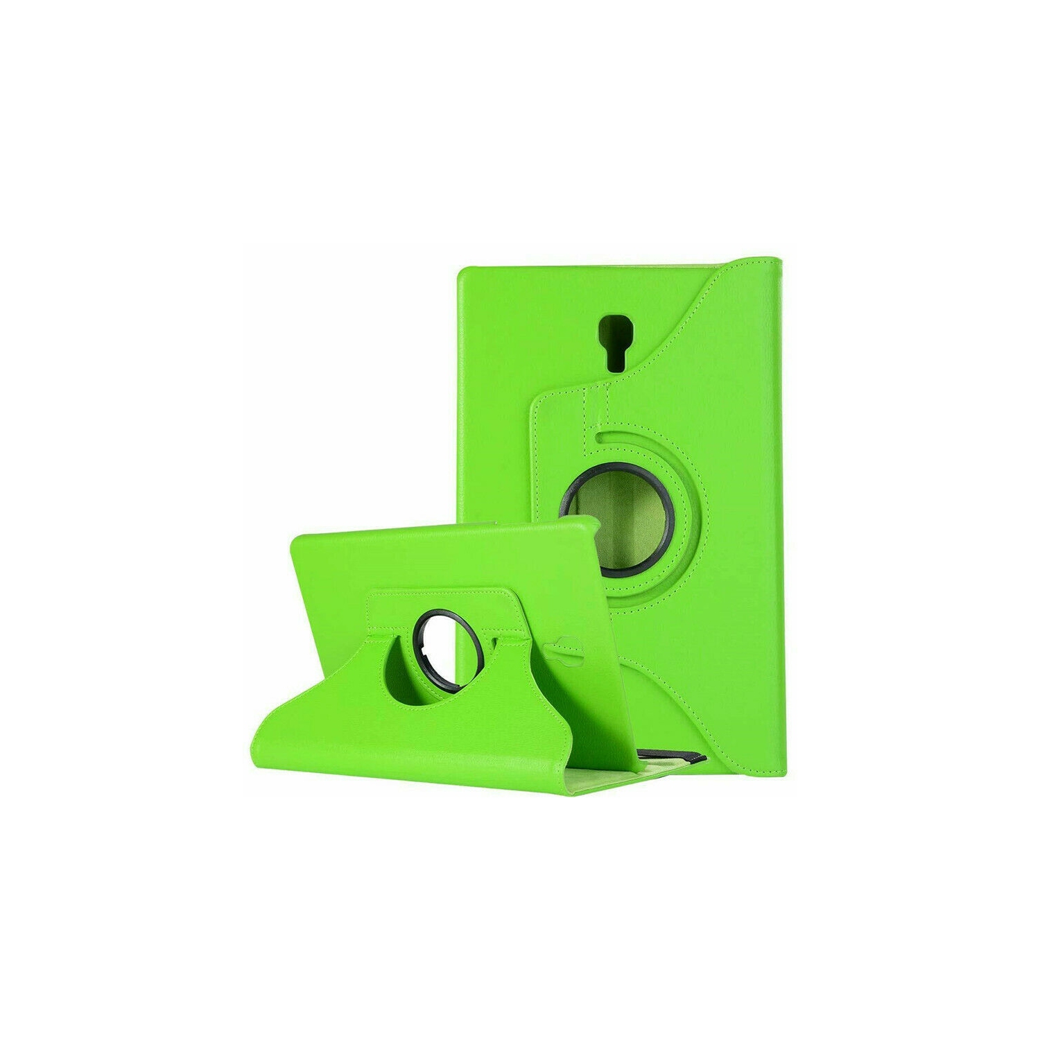 【CSmart personnalisé de 360, étui rotatif en cuir pour tablette, support intelligent pour Tab A de Samsung, 8.0 po, 2018 2019 T387, vert