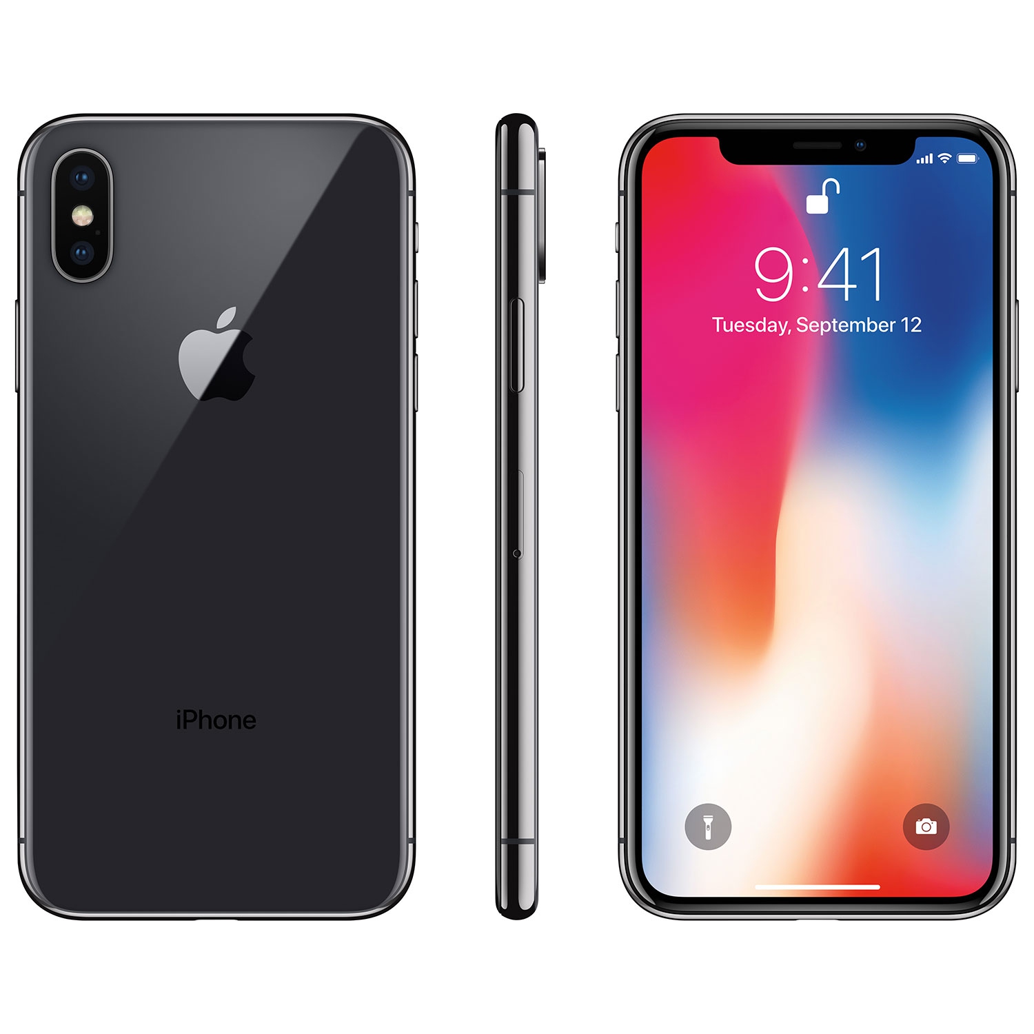 Refurbished (Excellent) - Apple iPhone X 256GB Smartphone - Space