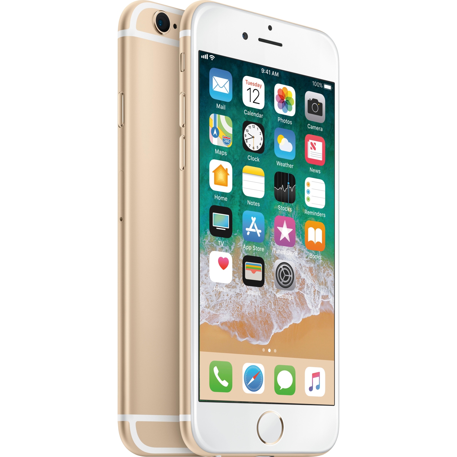 Apple iPhone 6s 128GB Smartphone - Gold - Unlocked - Manufacturer Certified Pre-Owned