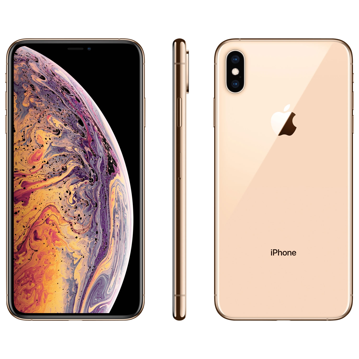 Remis à neuf - téléphone intelligent iPhone XS Max de 512 Go d’Apple - Doré - Déverrouillé - certifié remis à neuf