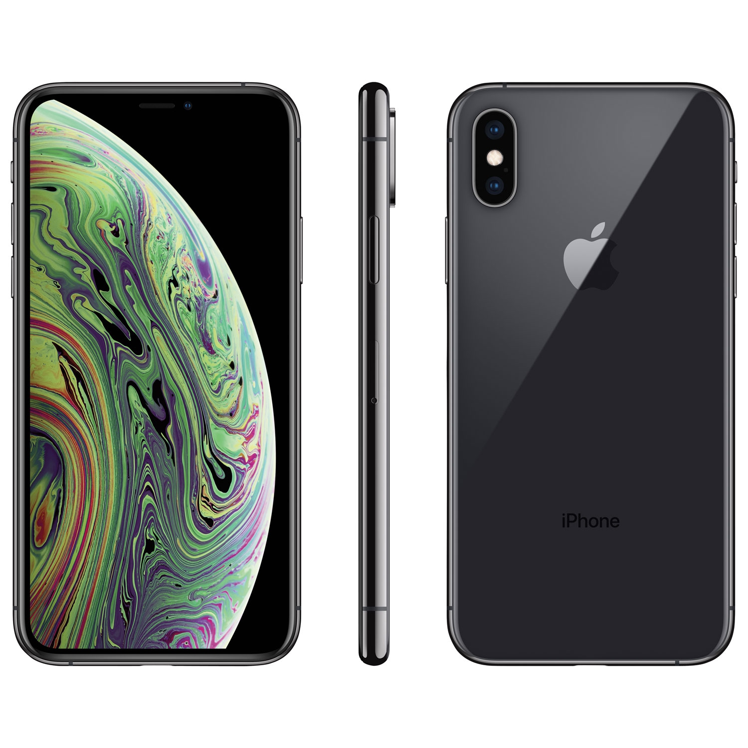 Apple iPhone XS Max 512GB Téléphone Intelligent - Gris cosmique - Déverrouillé - Certifié remis à neuf