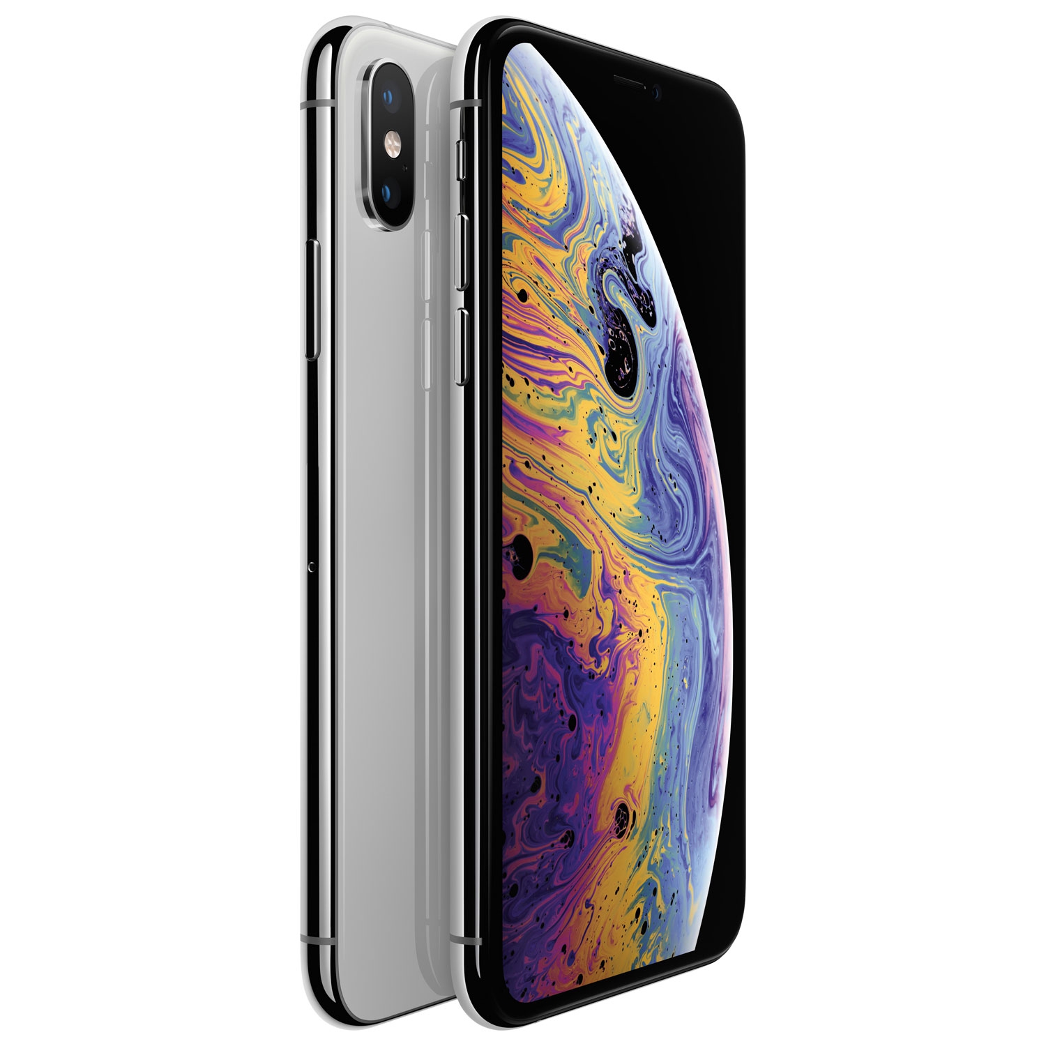 Refurbished (Excellent) - Apple iPhone XS Max 512GB Smartphone - Silver - Unlocked - Certified Refurbished