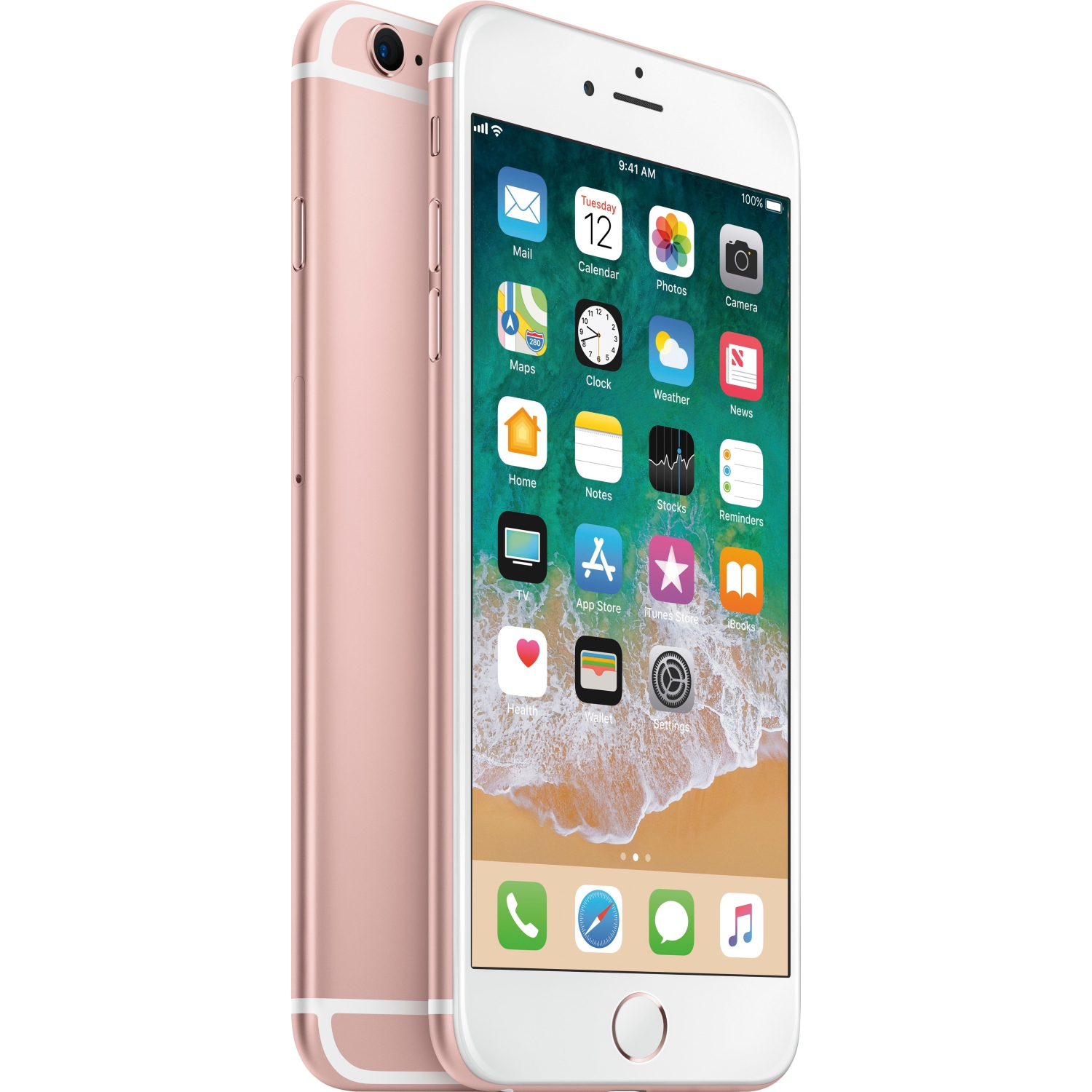 Apple iPhone 6s Plus 128GB Smartphone - Rose Gold - Unlocked - Manufacturer Certified Pre-Owned