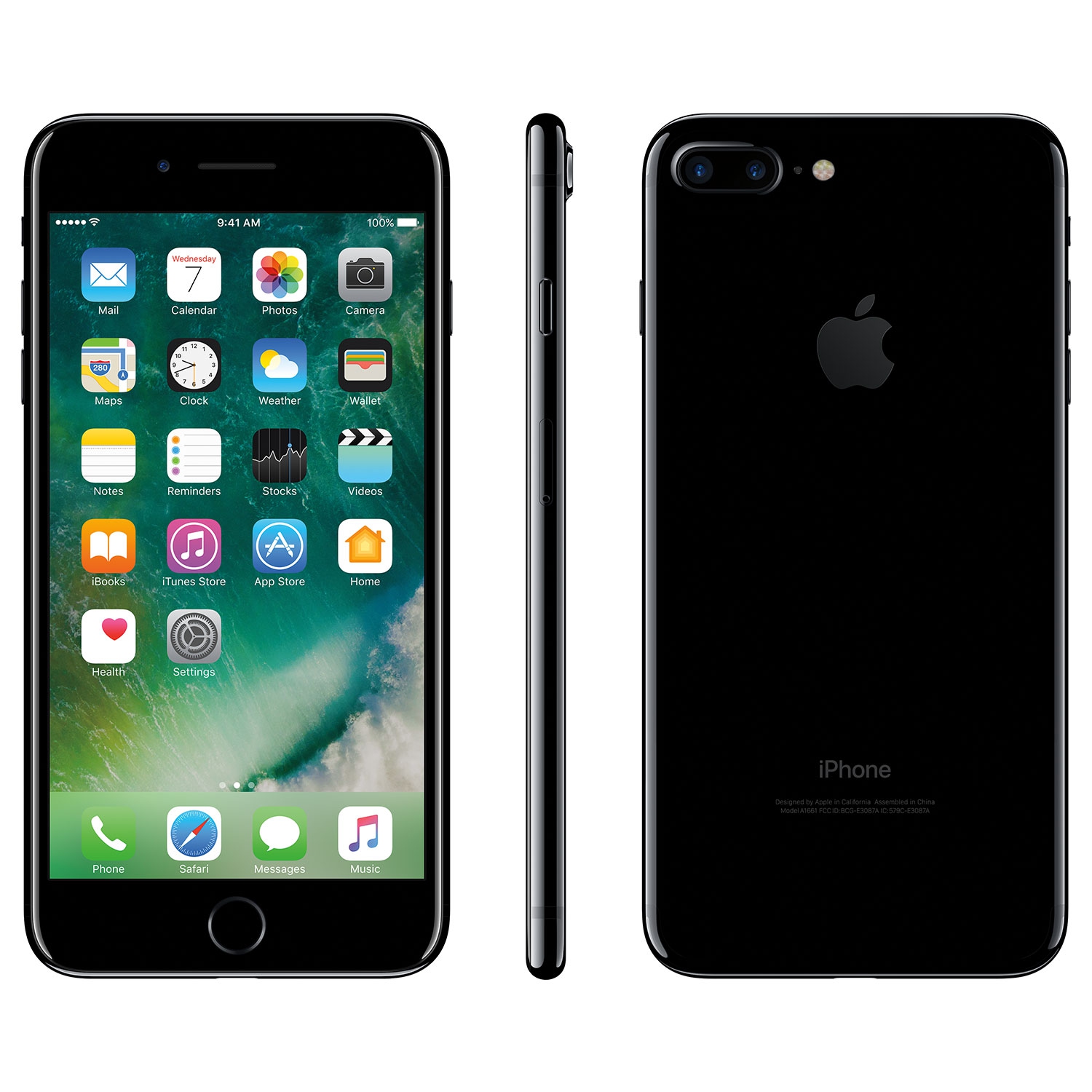 Refurbished (Excellent) - Apple iPhone 7 Plus 256GB Smartphone - Jet Black - Unlocked - Certified Refurbished