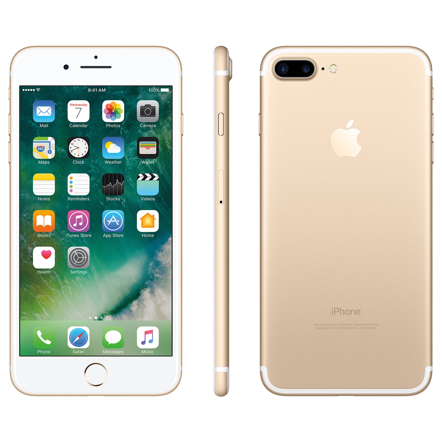 Apple iPhone 7 Plus 256GB Smartphone - Gold - Unlocked - Manufacturer Certified Pre-Owned