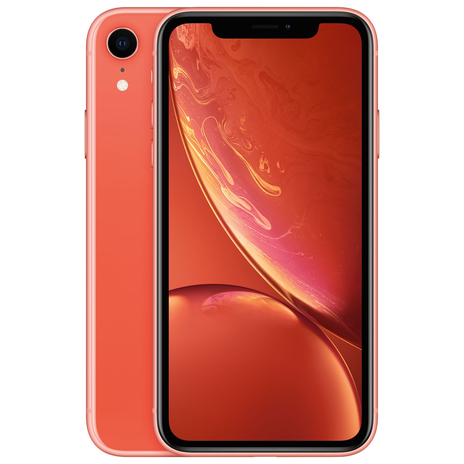 Refurbished (Excellent) - Apple iPhone XR 128GB Smartphone - Coral - Unlocked - Certified Refurbished