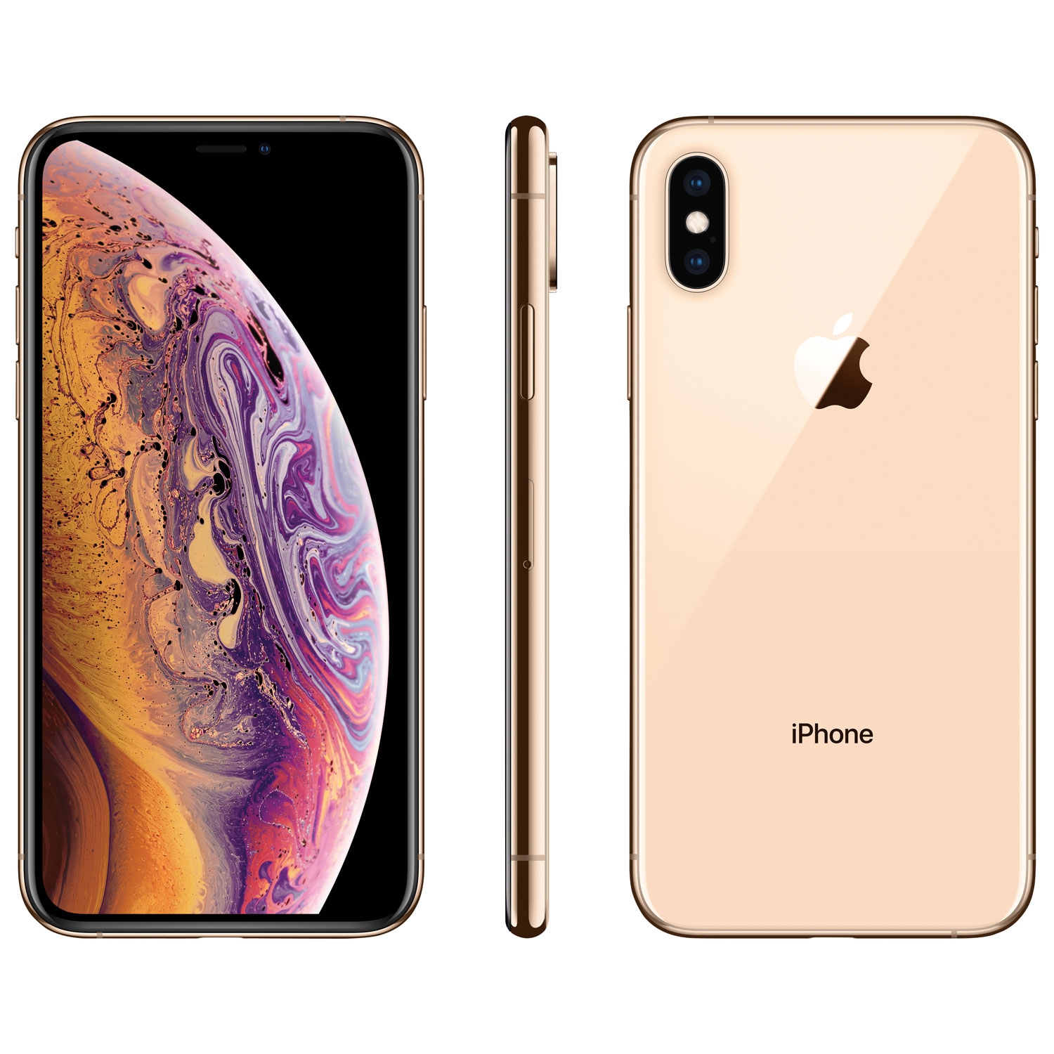 Refurbished - Apple iPhone XS 256GB Smartphone - Gold - Unlocked - Certified Refurbished