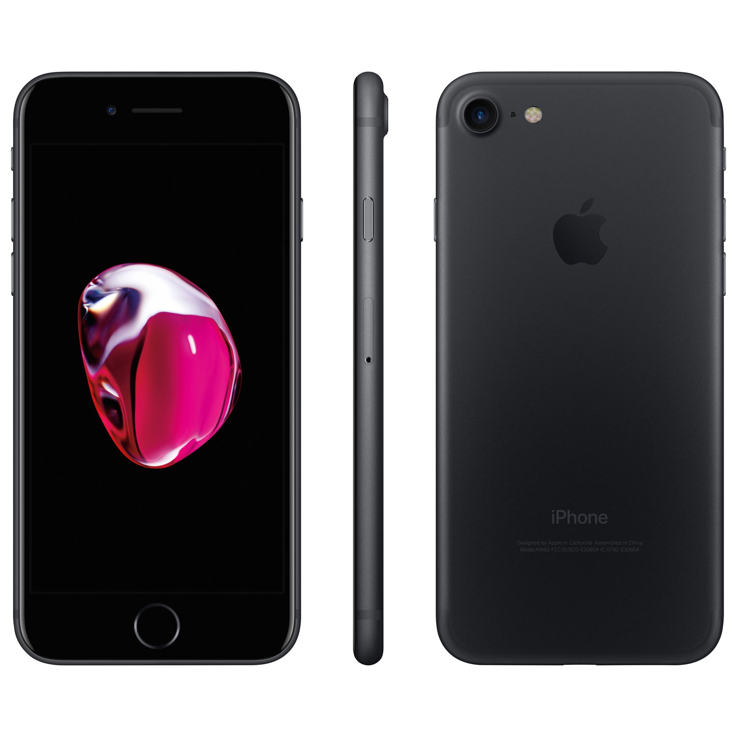 Refurbished (Excellent) - Apple iPhone 7 128GB Smartphone - Black -  Unlocked - Certified Refurbished