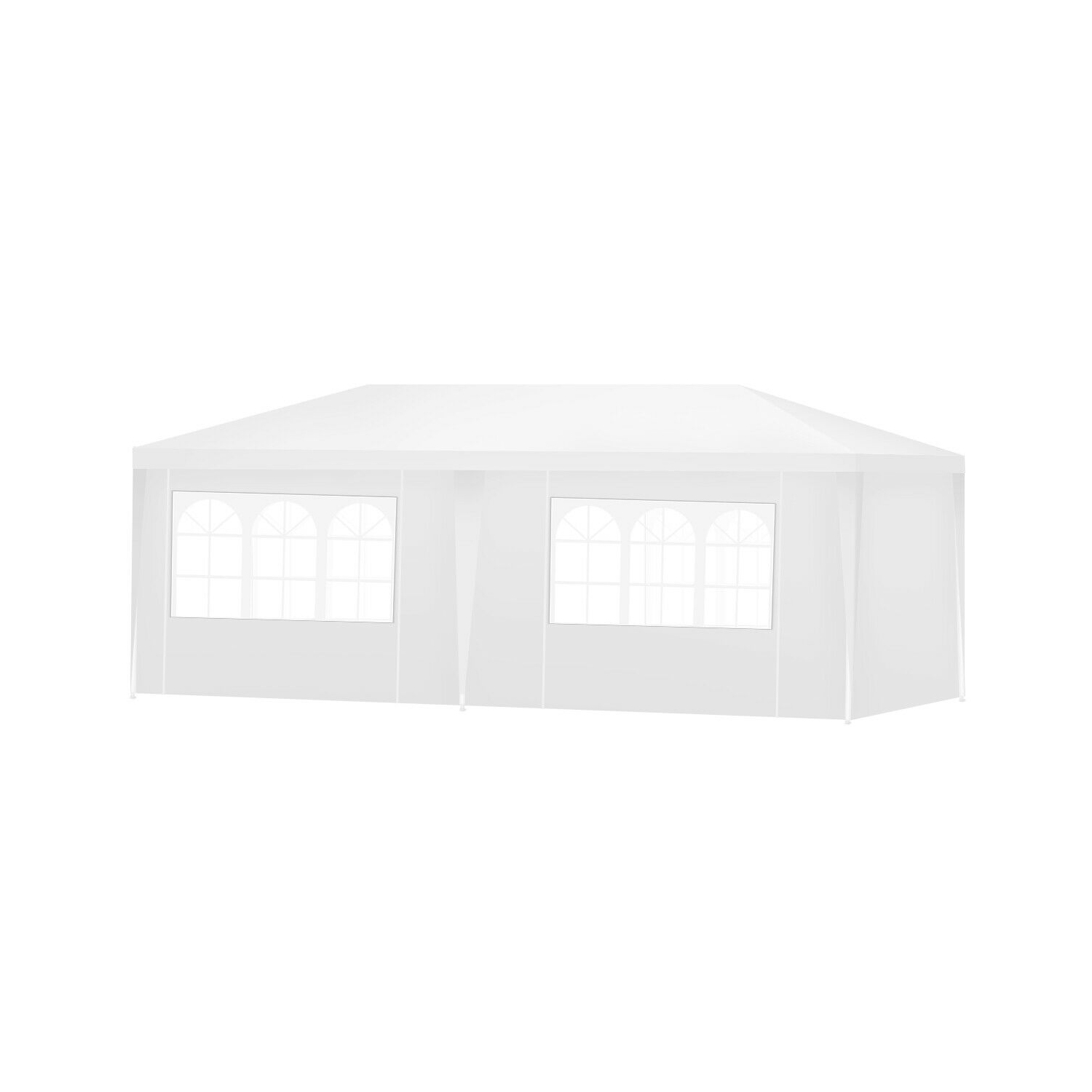 Costway Wedding Tent Canopy Party 10'x20' Heavy Duty Gazebo Cater Event W/ Side Walls