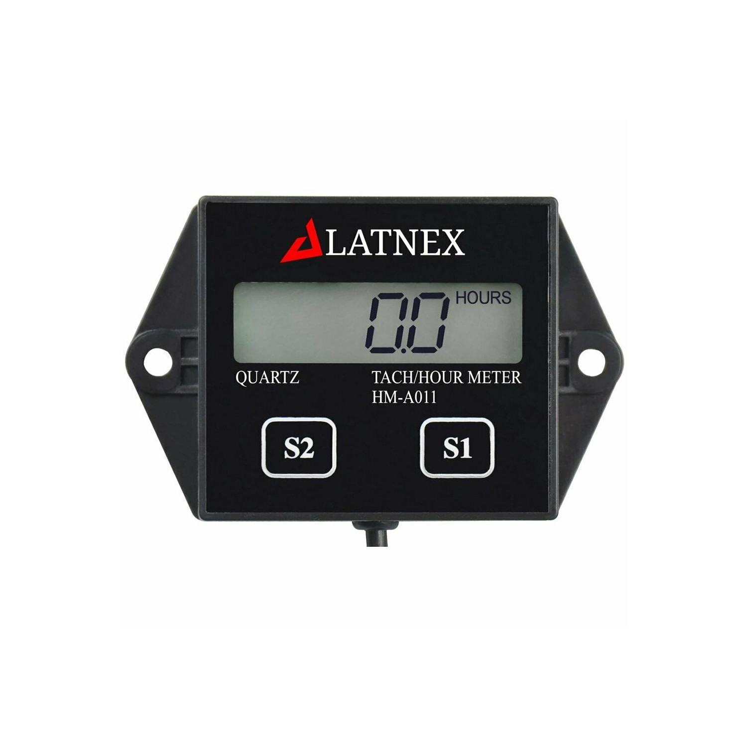 Tach/Hour Meter HM011A: LCD gasoline Inductive Tachometer for Paramotors, Microlights, Marine Engines, Pumps, Generators, Boats, Motor Cycles,