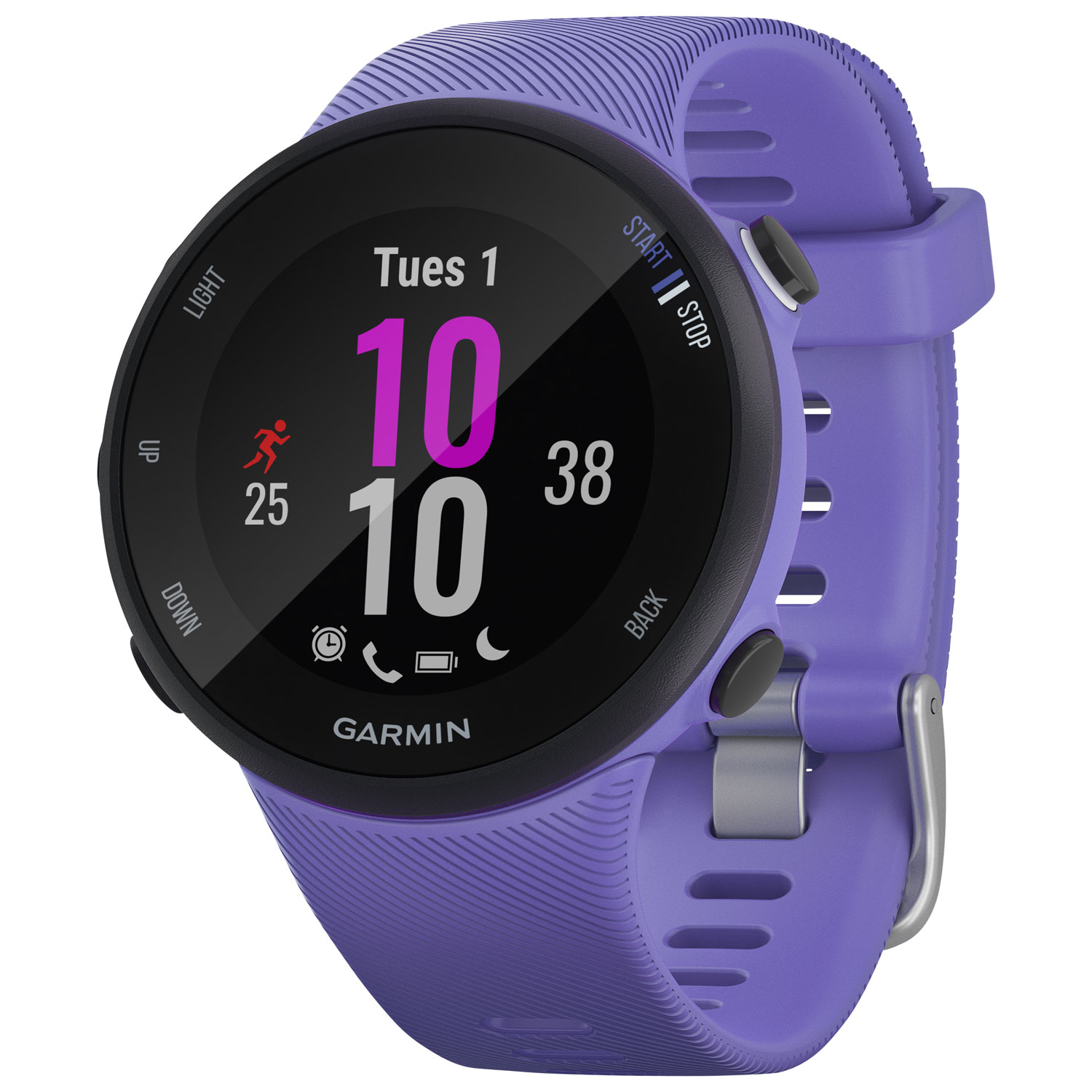 Garmin Forerunner 45S 39mm GPS Watch with Heart Rate Monitor - Large - Iris