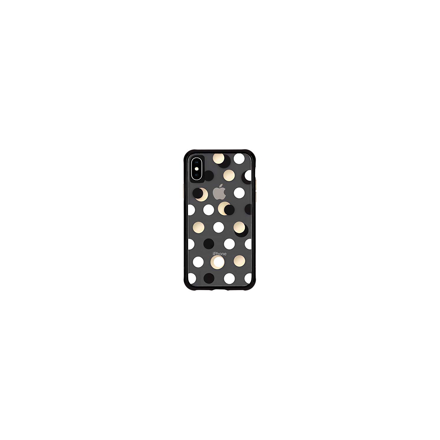 Case-Mate - iPhone Xs Max Case - Wallpapers - iPhone 6.5 - Black Metallic Dot